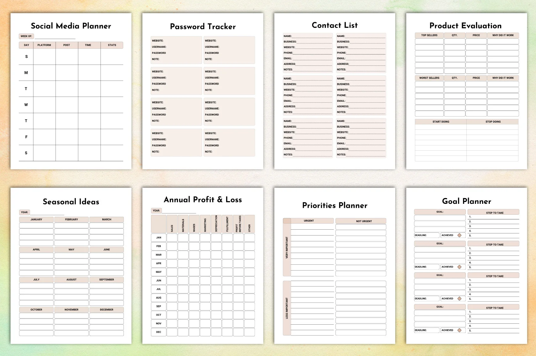 Shirt Business Planner Guide - Image 4