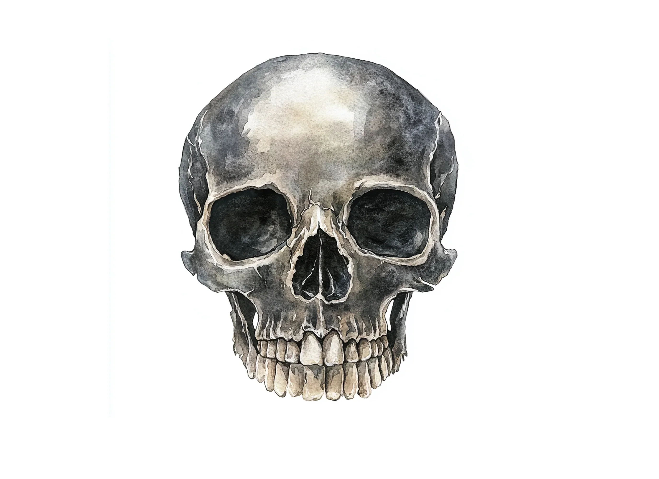 Side View Skull Clipart Bundle - Image 2