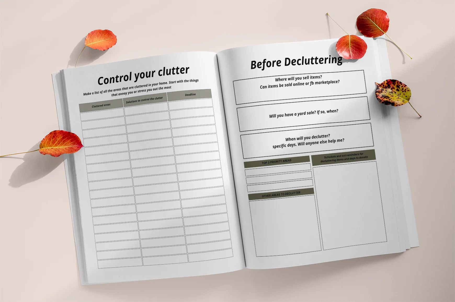 Simple Life Declutter Clean Space Planner - Image 3