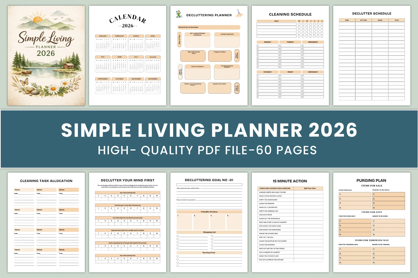 Simple Living Planner
