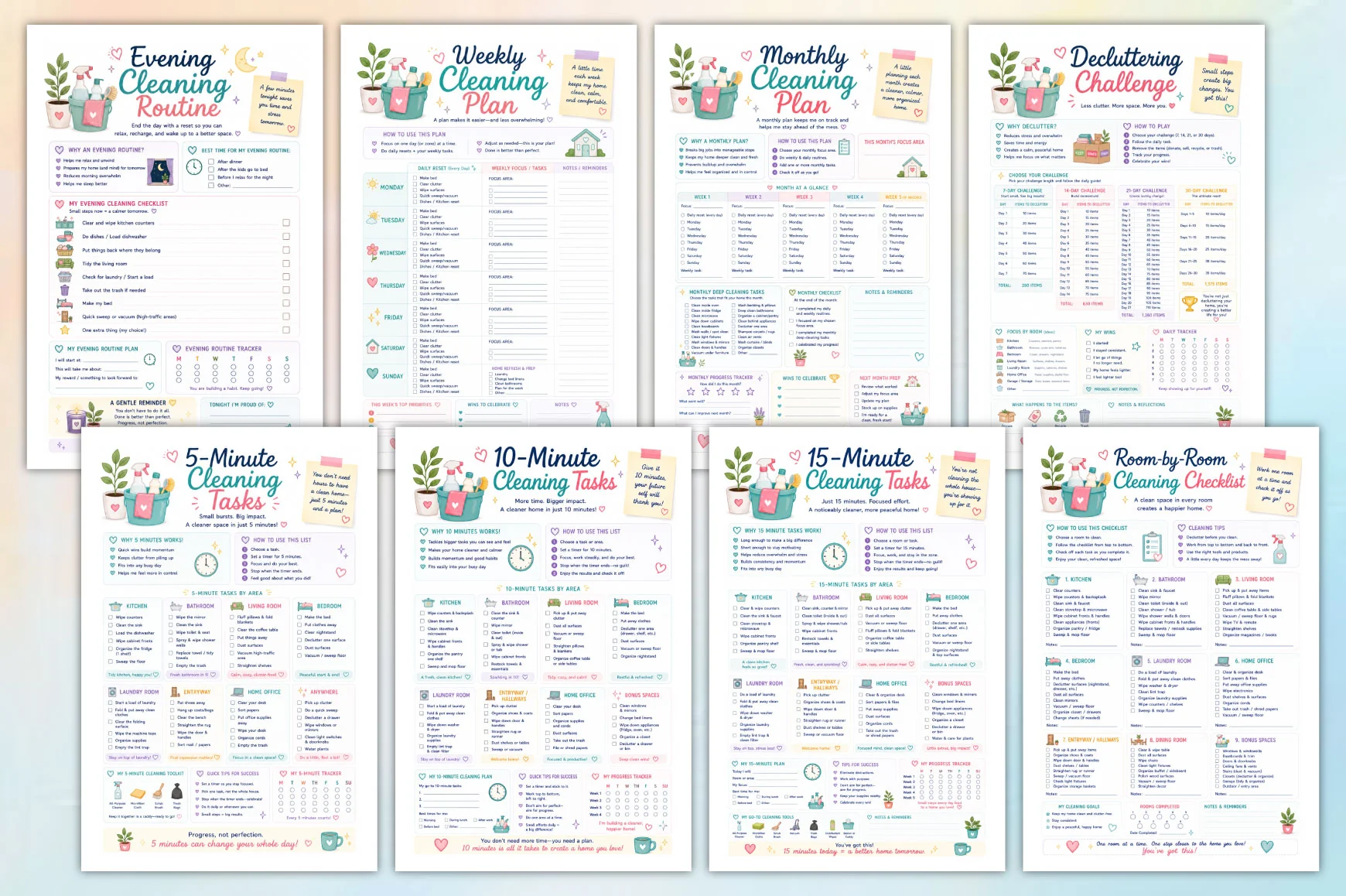 Simple Steps Cleaning For Adhd Minds Planner - Image 2
