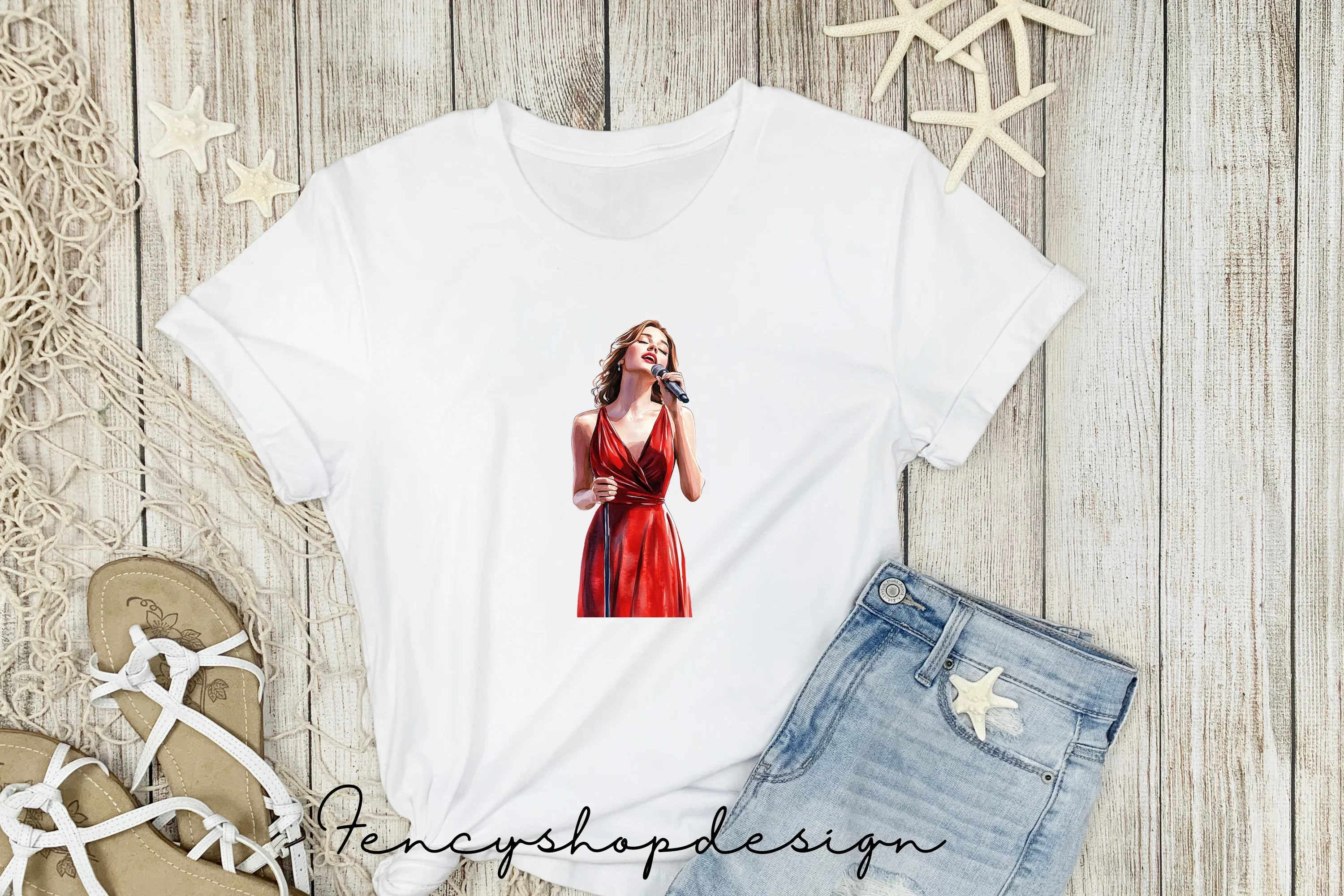 Singing Women Clipart Bundle - Image 5