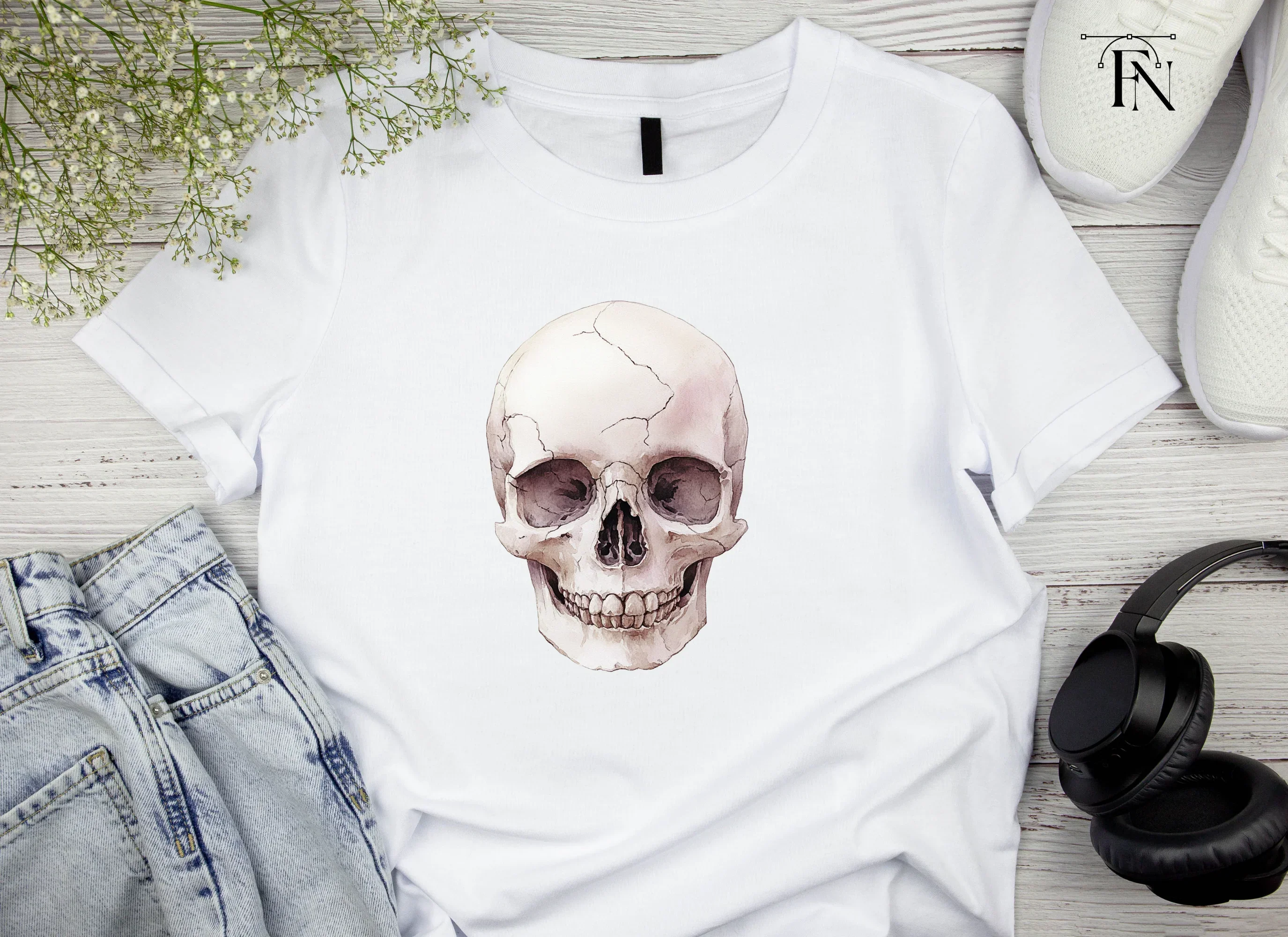 Skull Clipart Bundle - Image 4