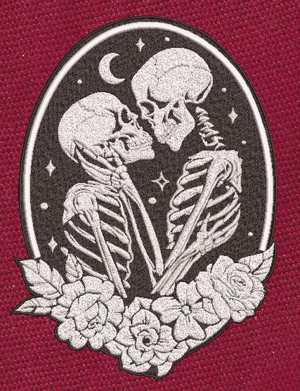 Skull Feeling Embroidery Design