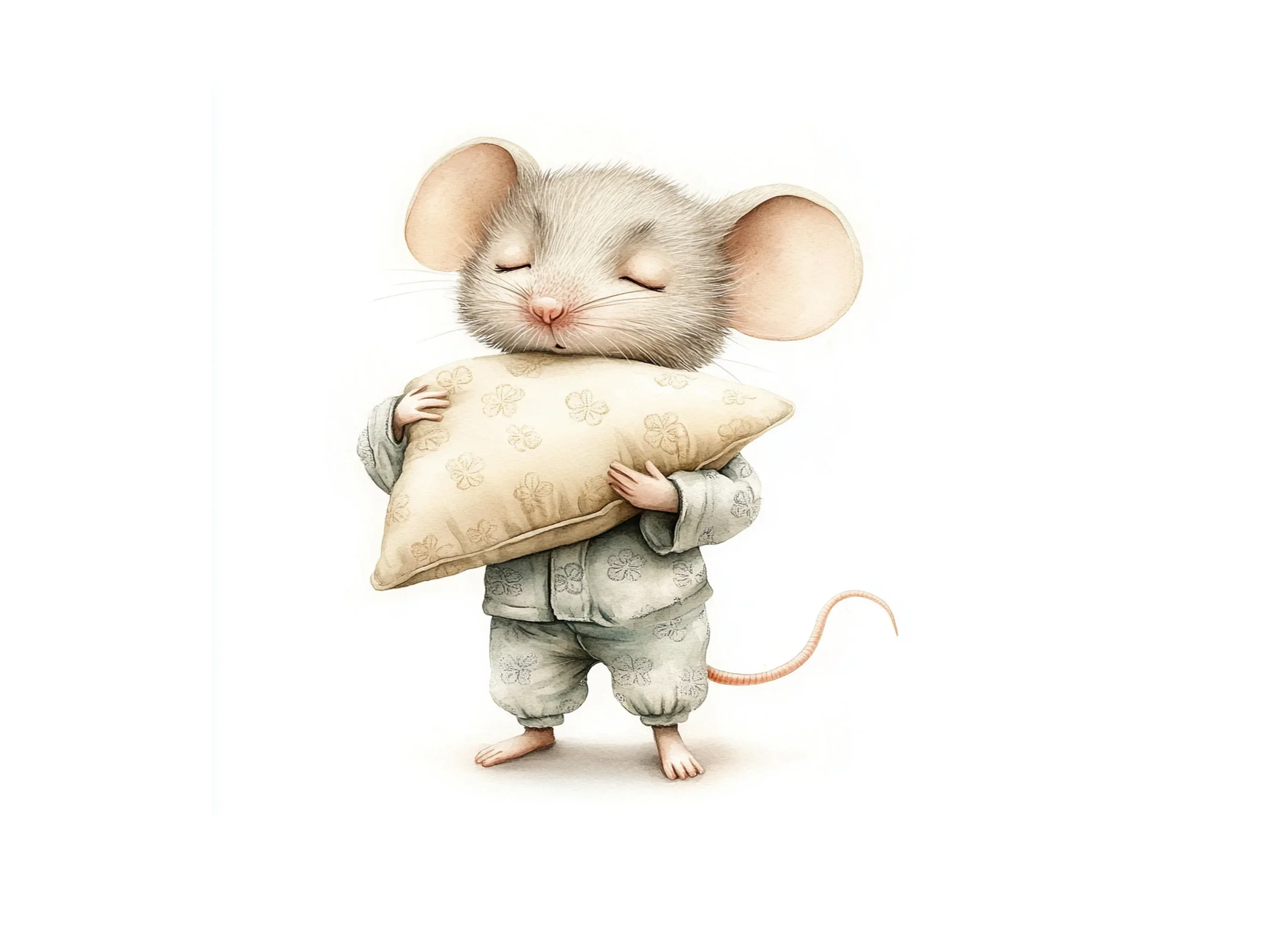 Sleeping Mice Clipart Bundle - Image 2