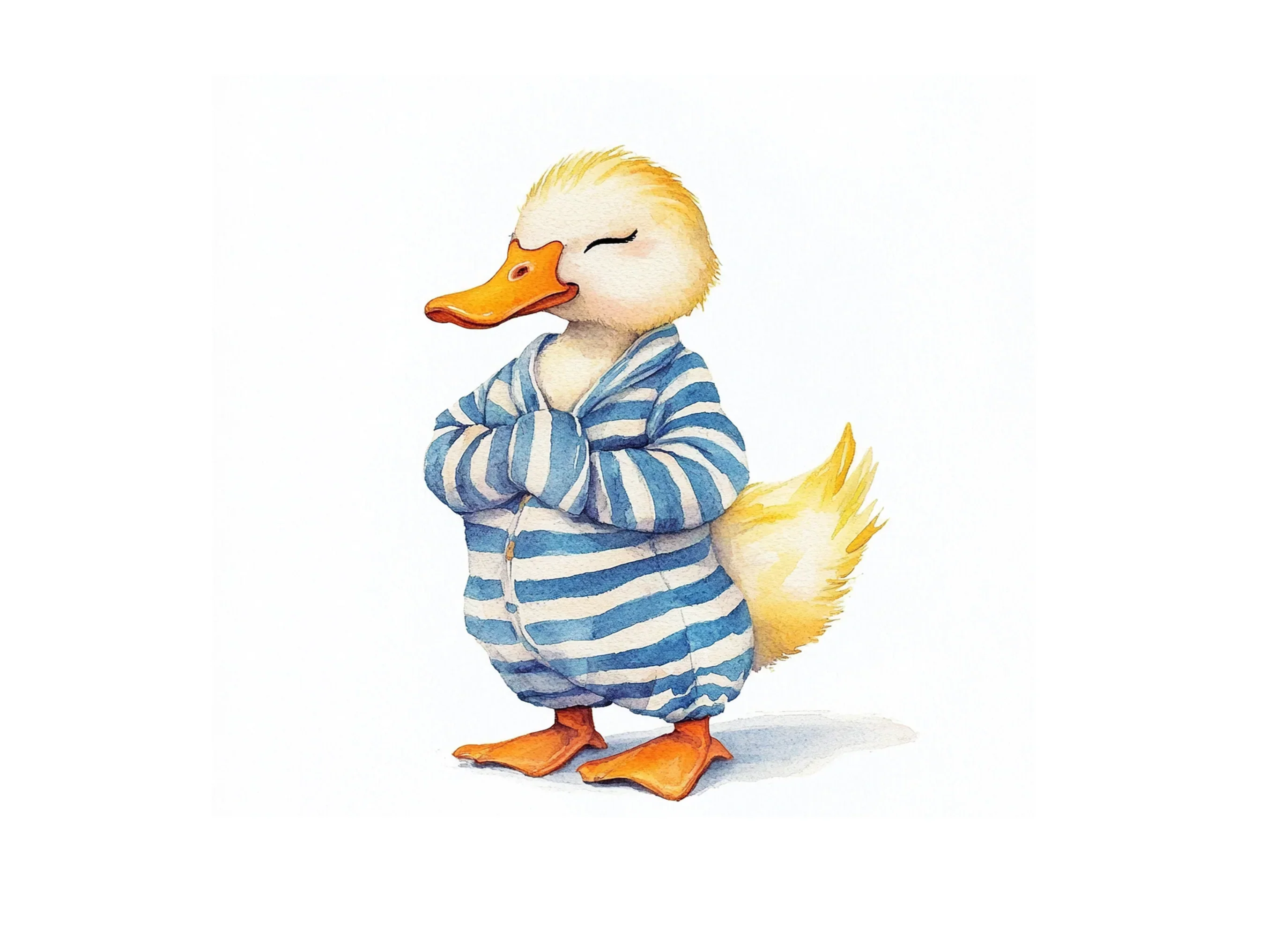 Sleepy Ducklings in Pajamas Clipart Bundle - Image 3