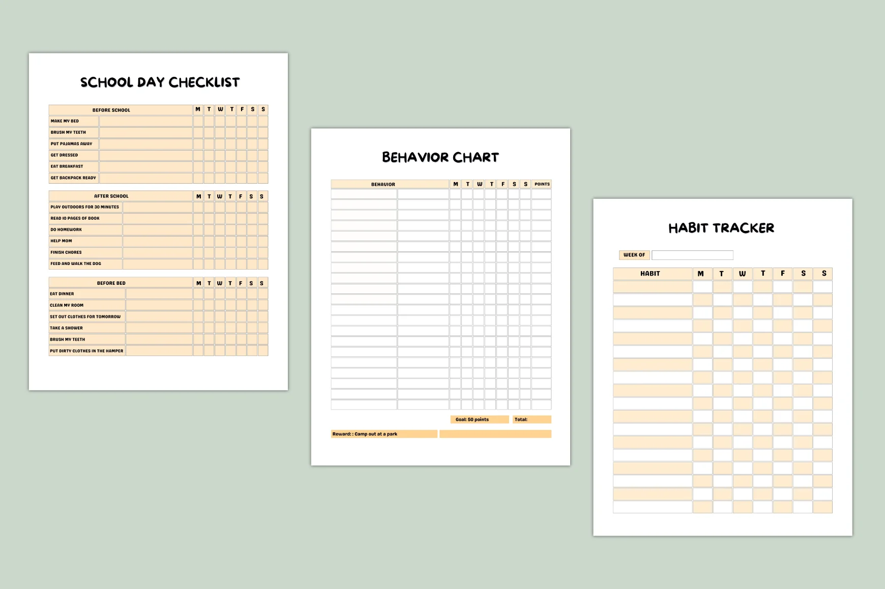 Smart Kids Reward Charts Planner - Image 3