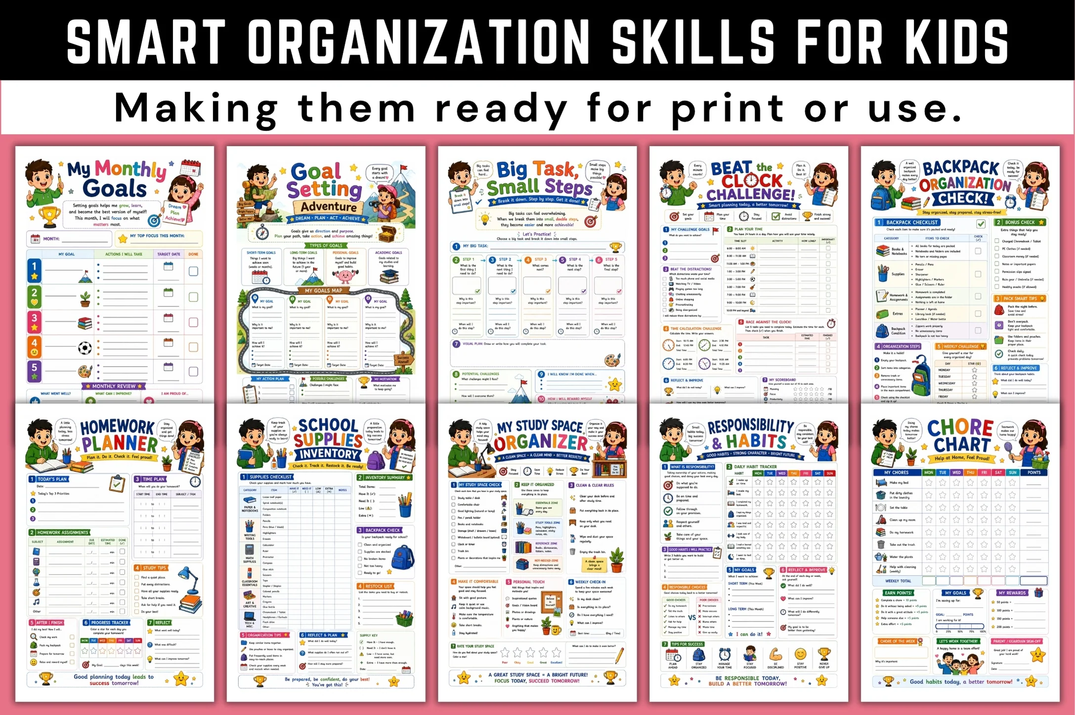 Smart Organization Skills For Kids - Image 2