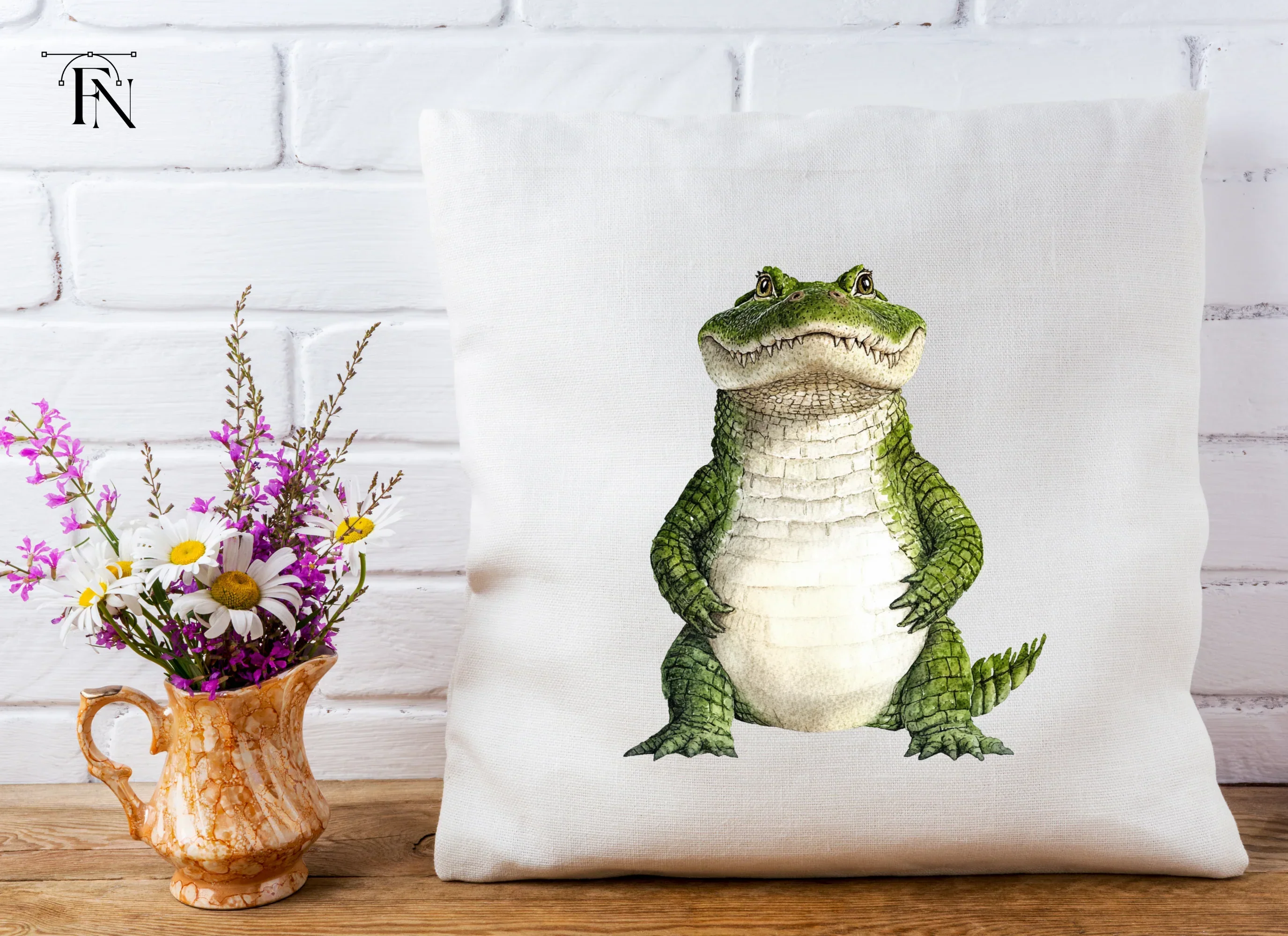 Smiling Alligator Character Clipart Bundle - Image 5