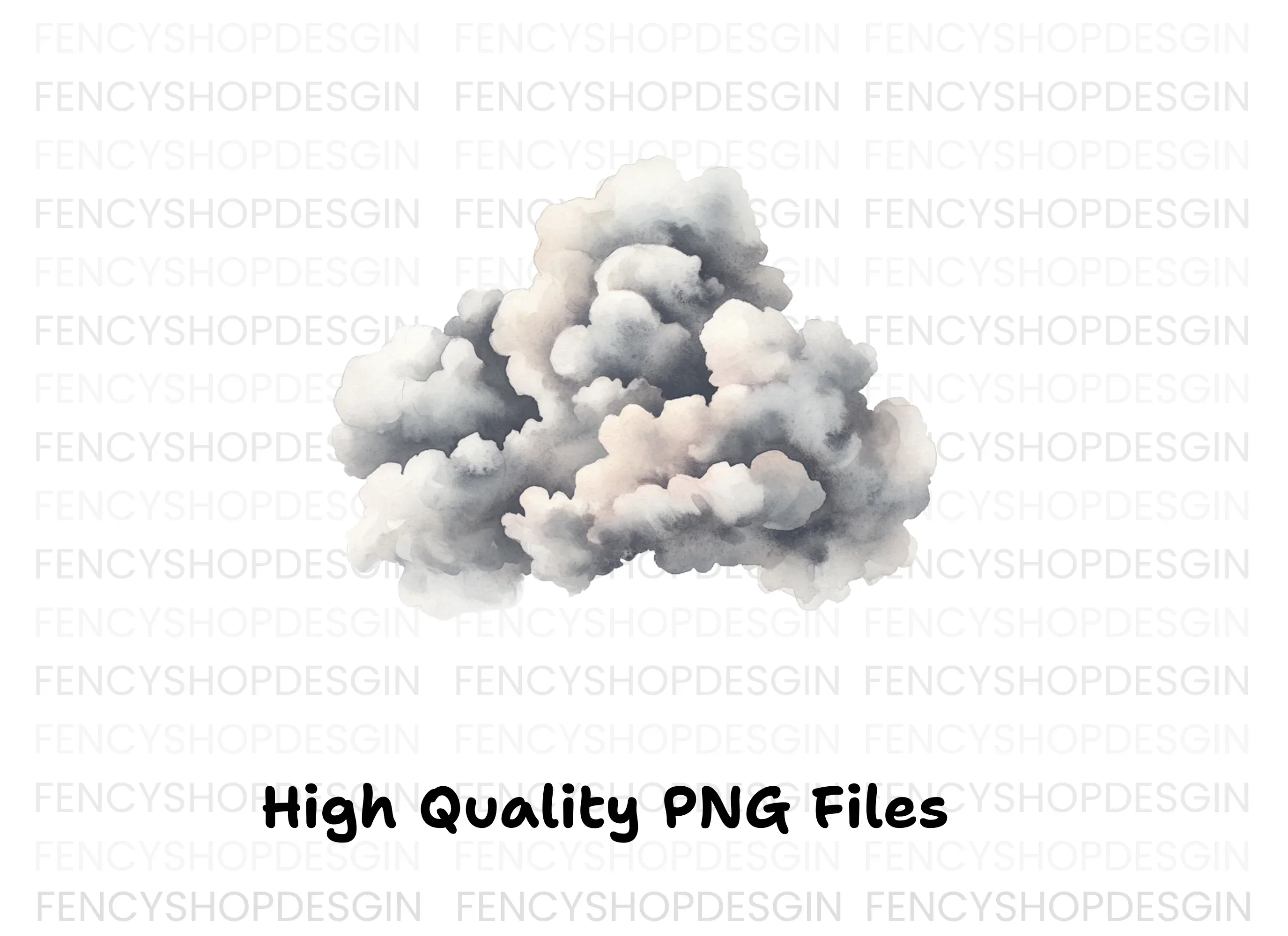 Smoke Cloud Clipart Bundle - Image 3