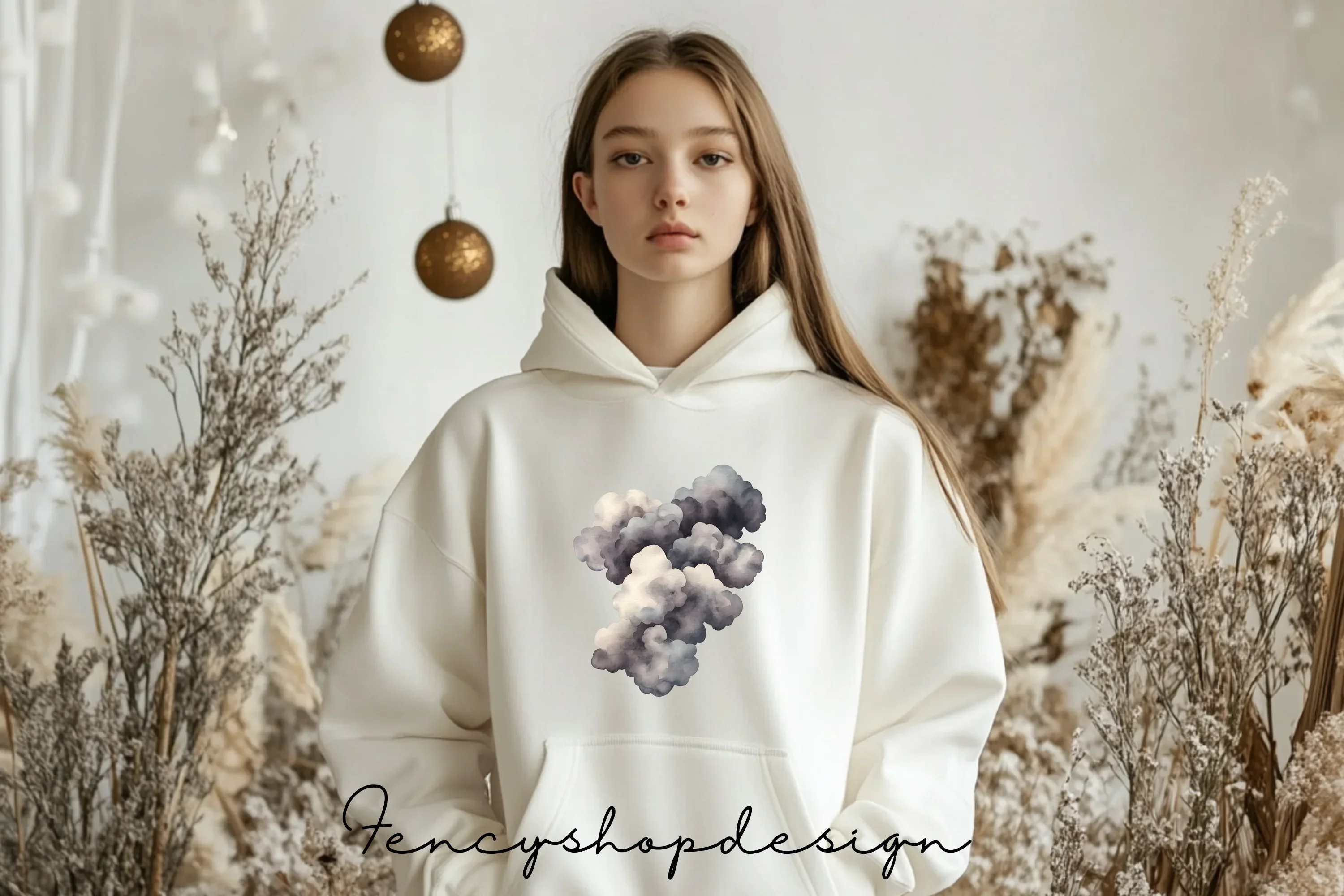 Smoke Clouds Grey Stone Shards Clipart Bundle - Image 6