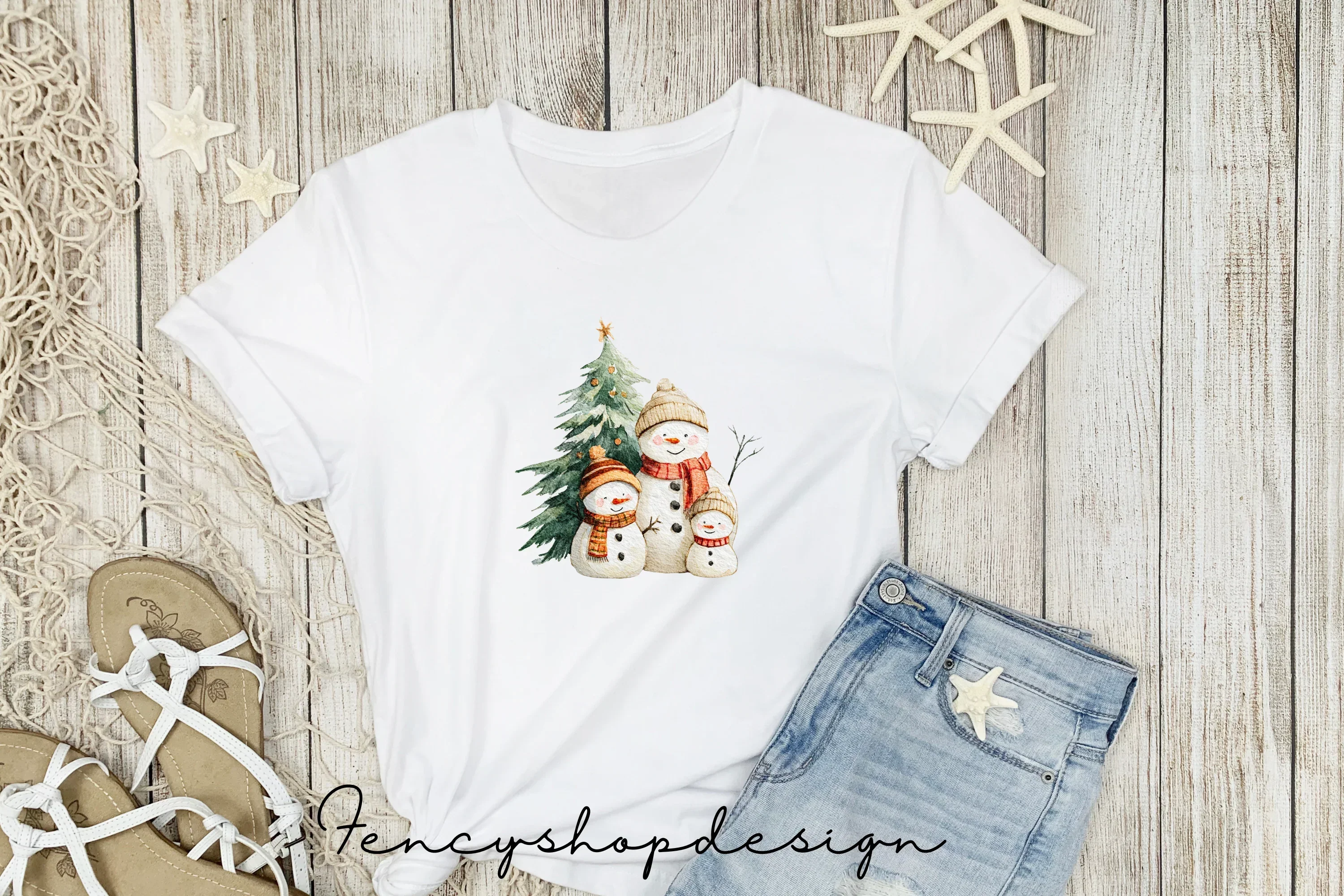Snowman Family Clipart Bundle - Image 5