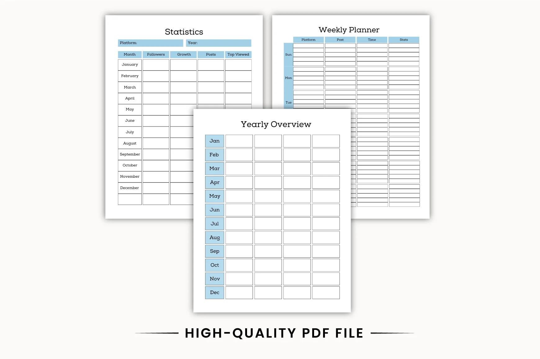 Social Media Content Scheduler Planner - Image 2