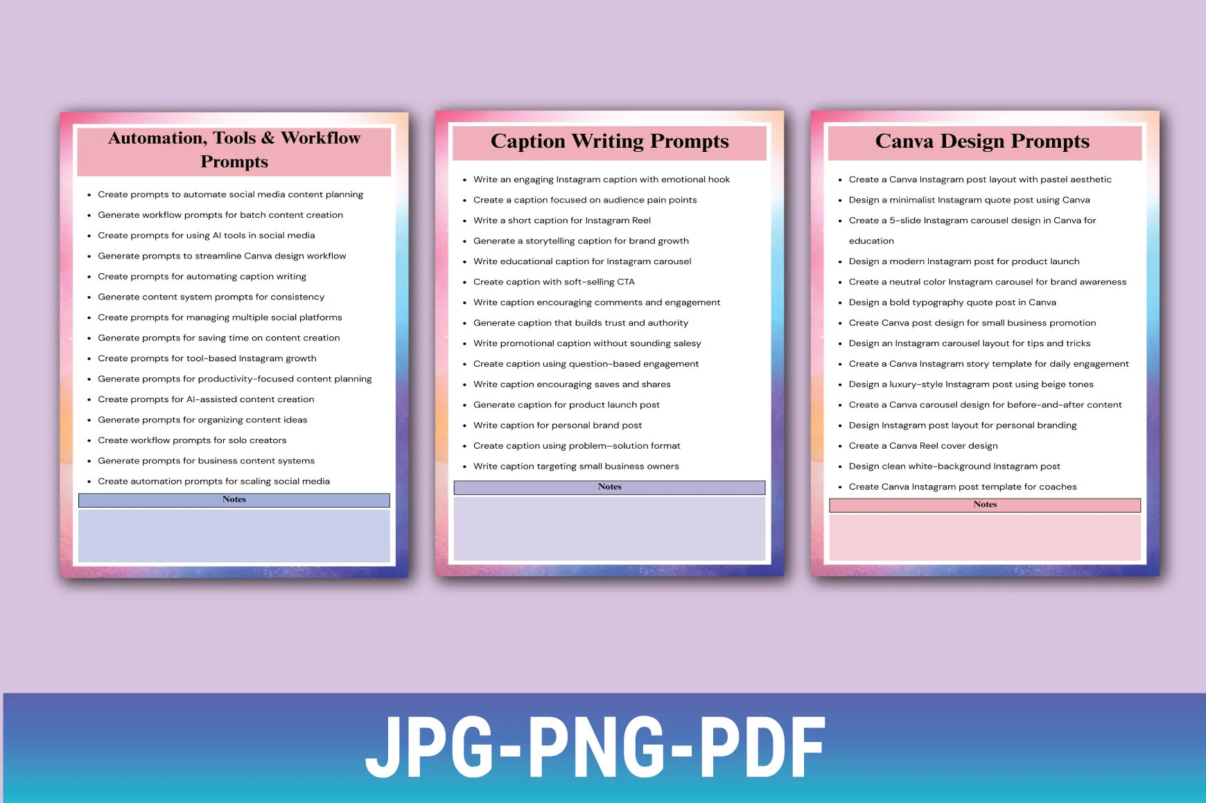 Social Media Template Prompts - Image 4