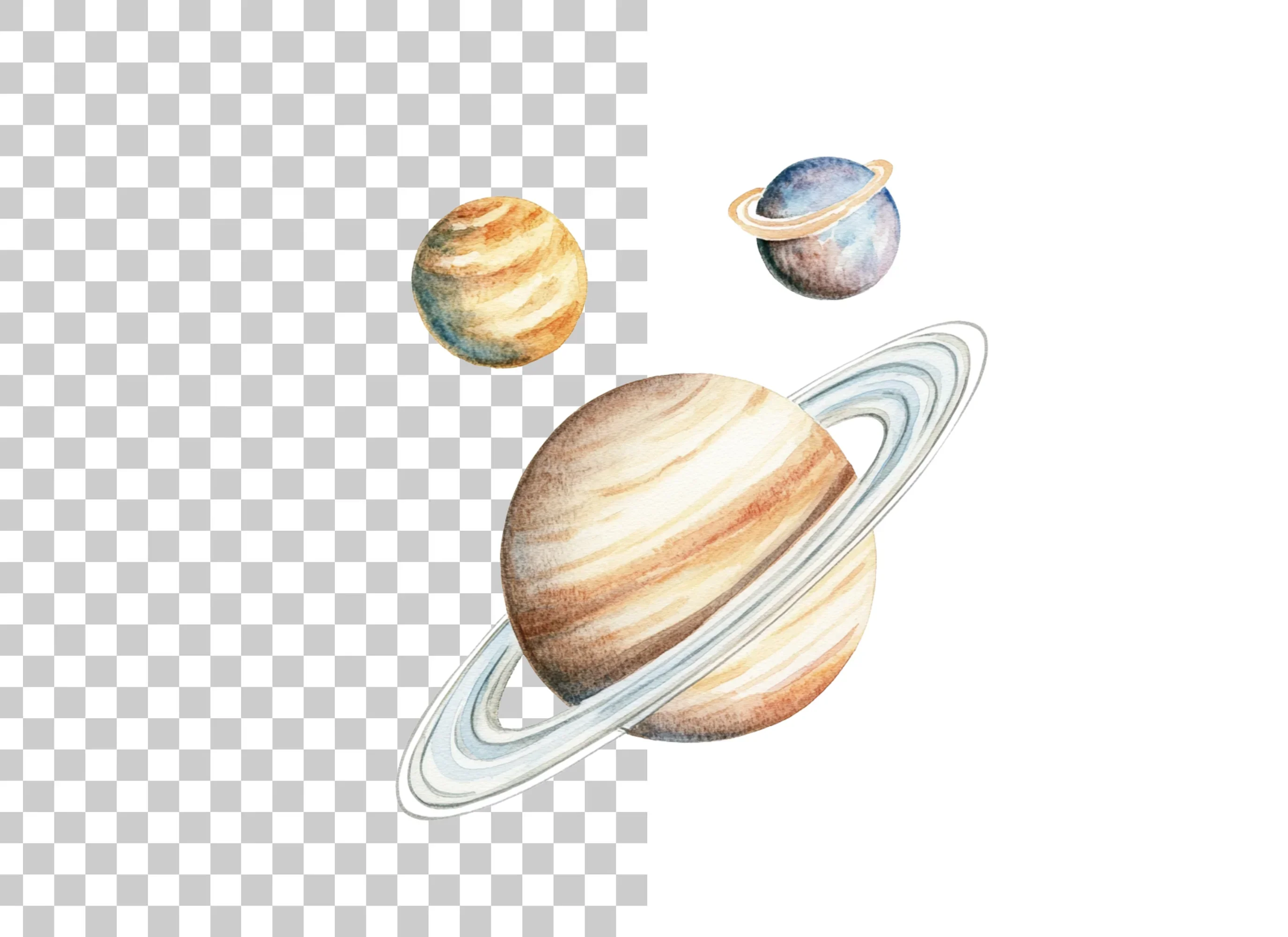 Solar System Planets Clipart Bundle - Image 2