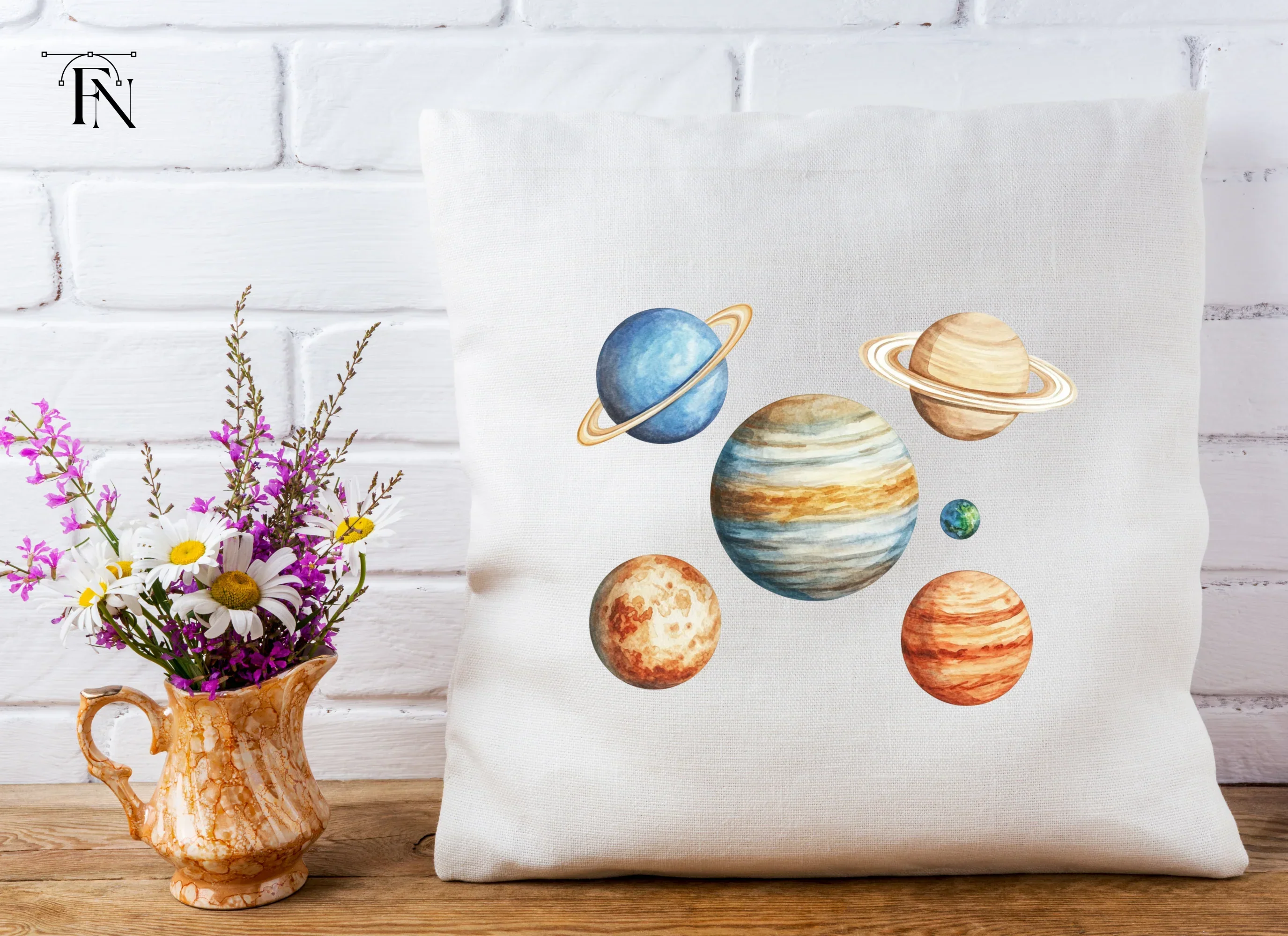 Solar System Planets Clipart Bundle - Image 3