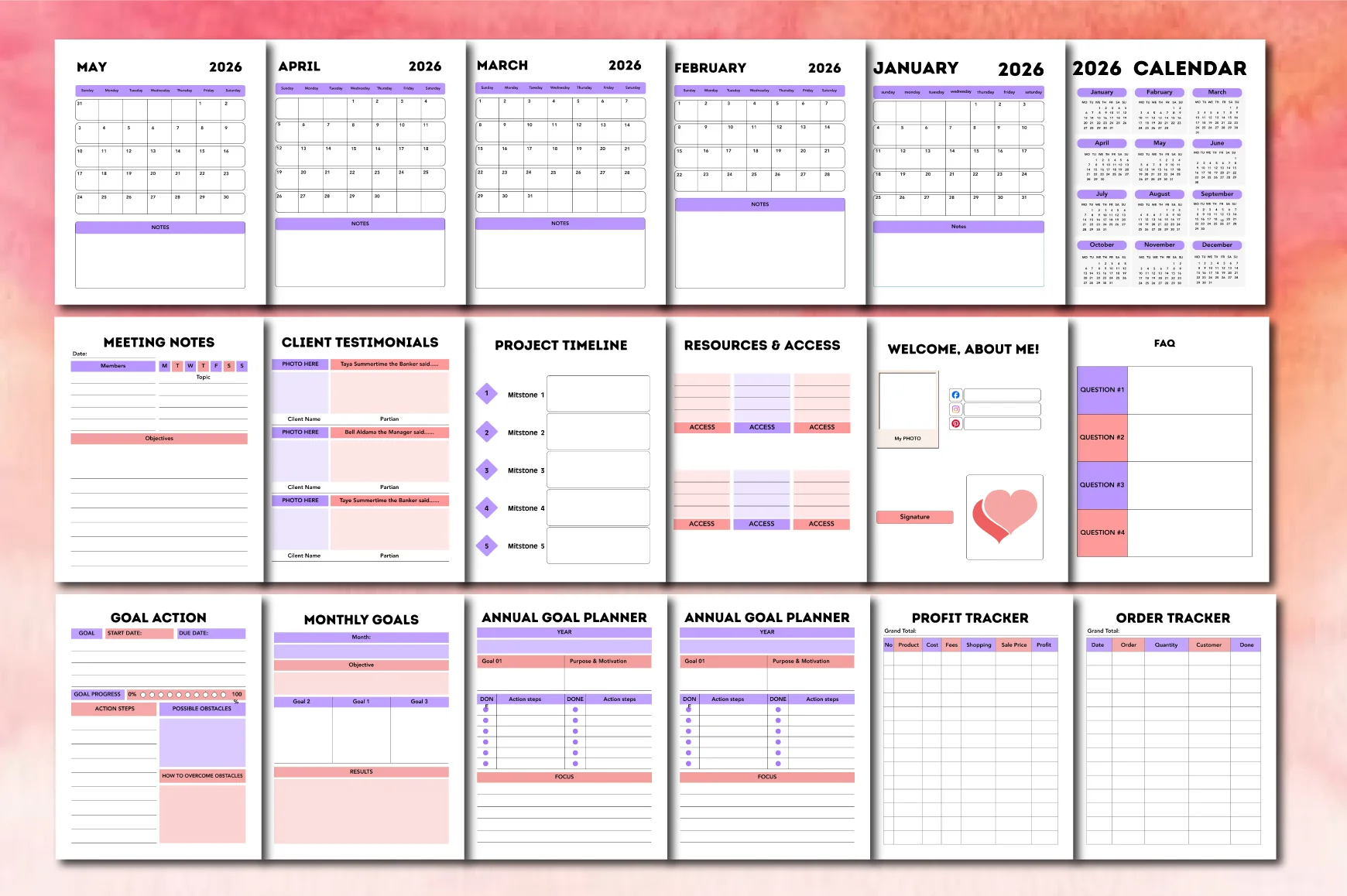 Solopreneur Freelancer Planner - Image 3