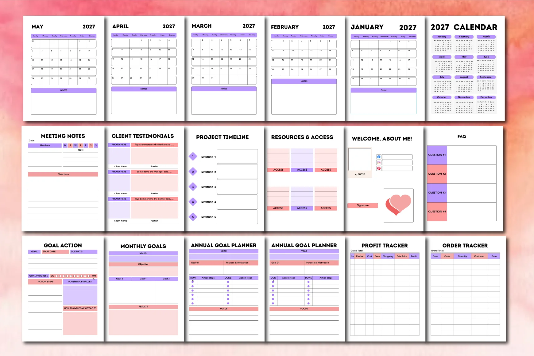 Solopreneur Freelancer Planner - Image 3