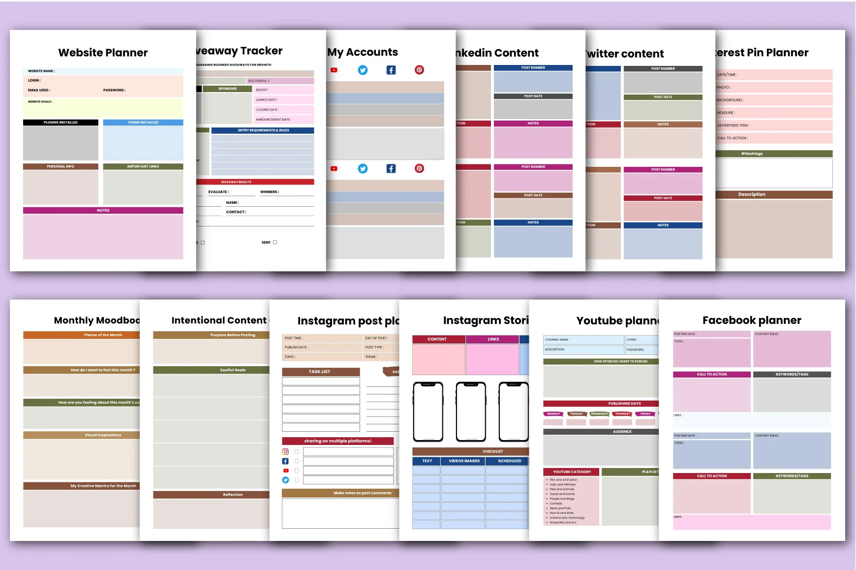 Soulful Content Creator Planner - Image 2