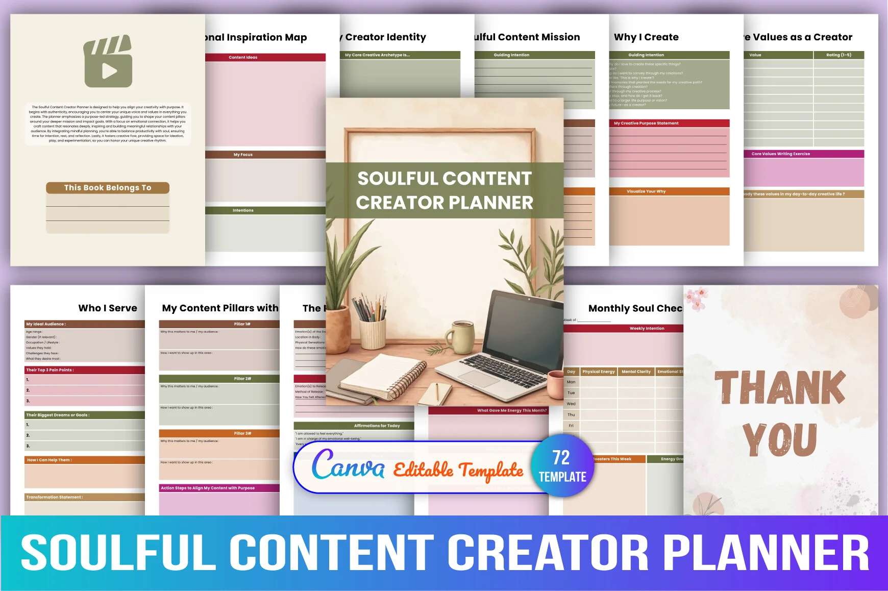 Soulful Content Creator Planner