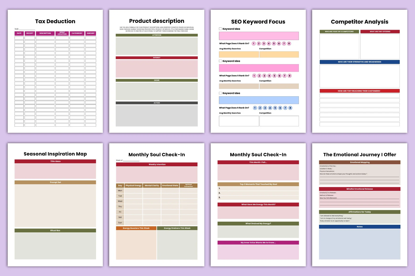 Soulful Content Creator Planner - Image 5