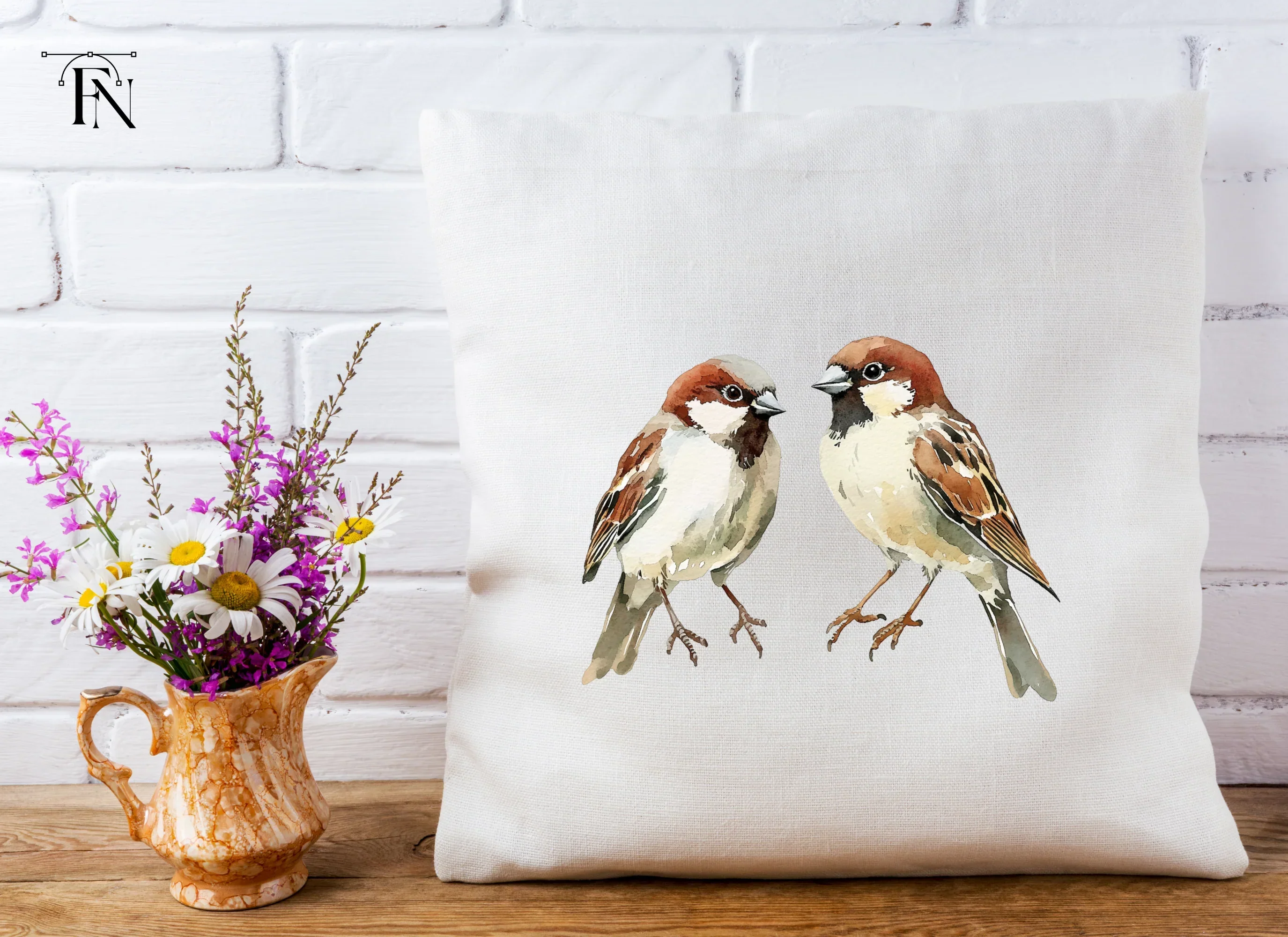 Sparrow Birds Clipart Bundle - Image 5