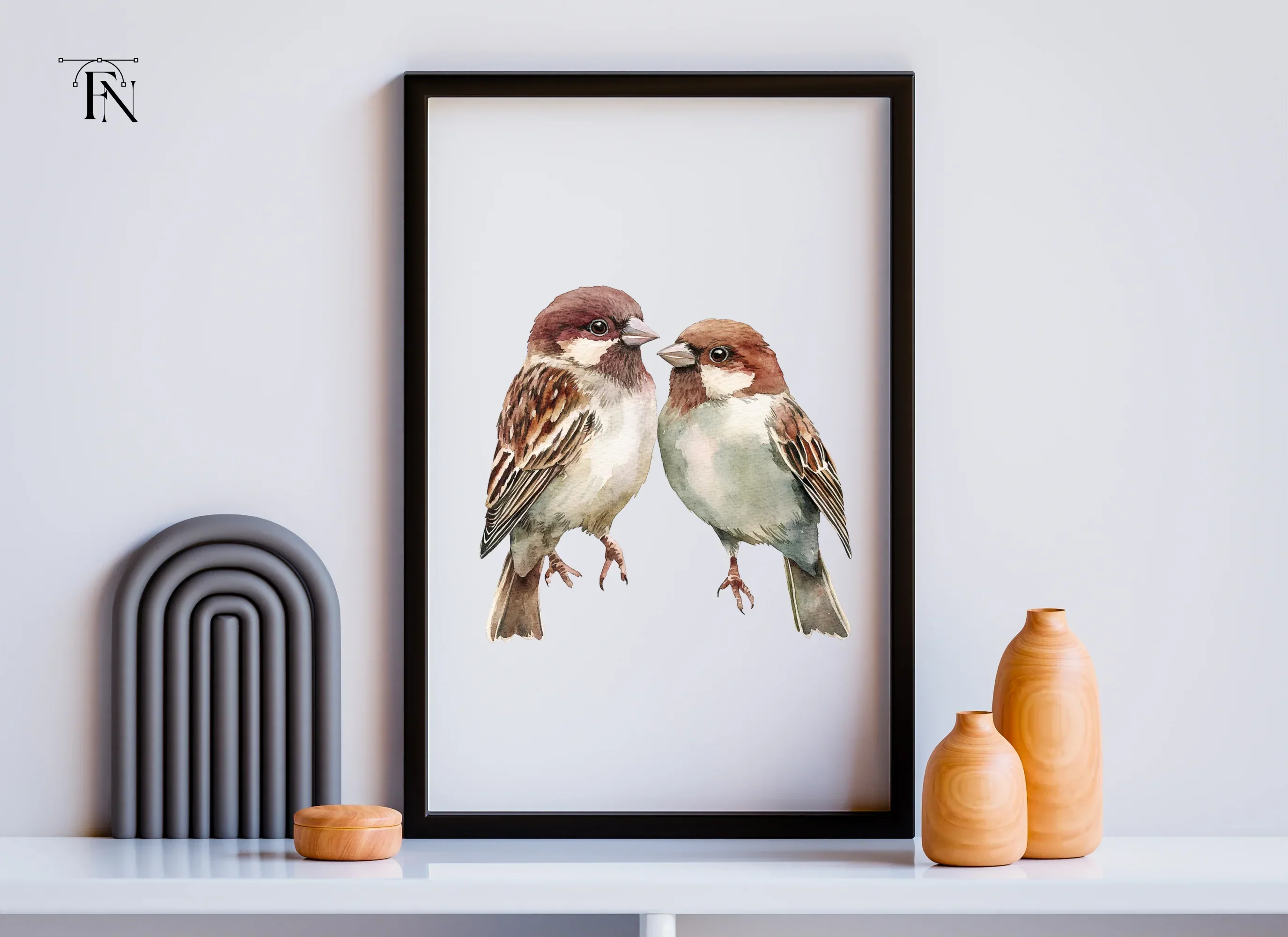 Sparrow Birds Clipart Bundle - Image 6