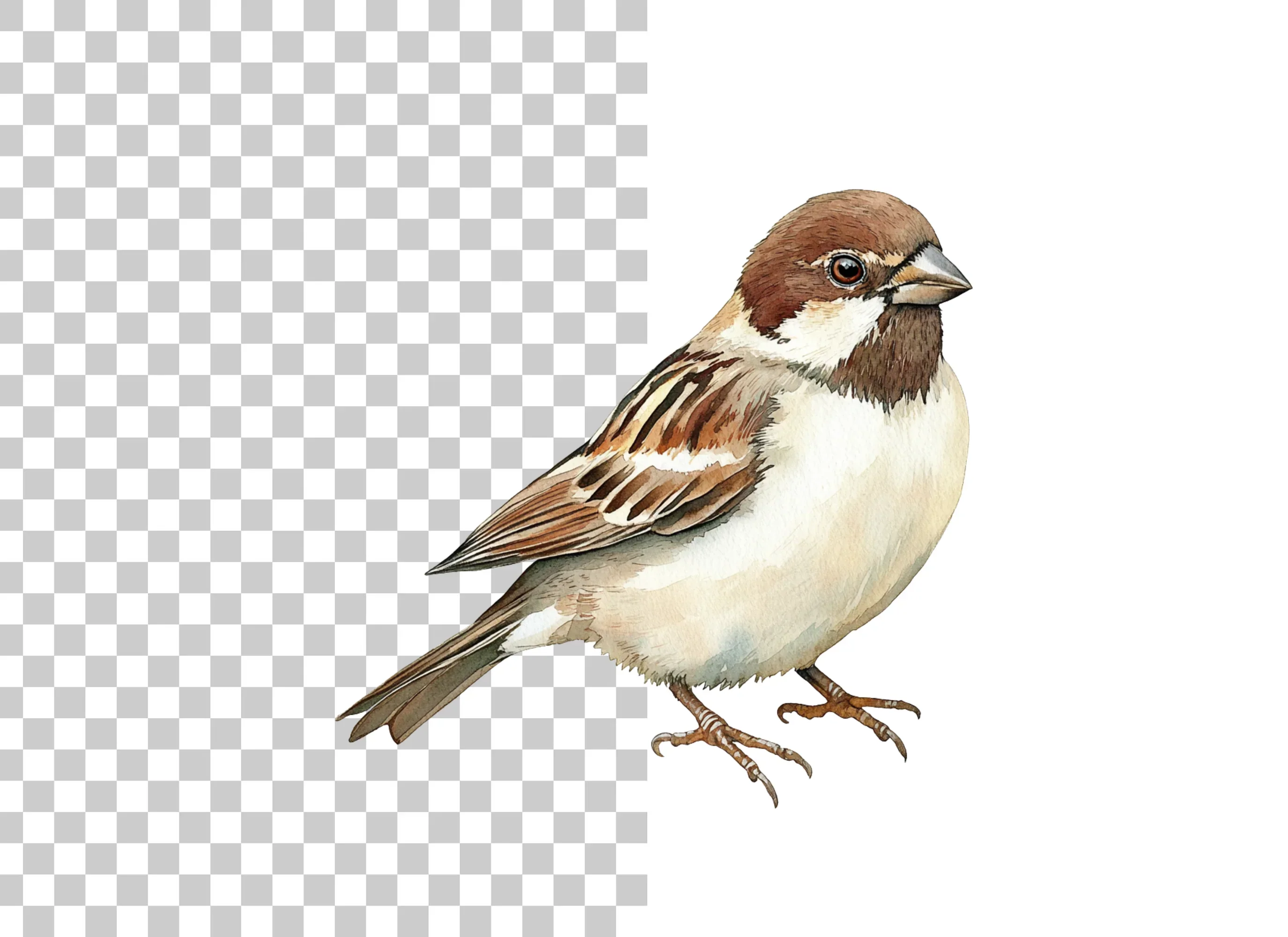 Sparrow Birds Clipart Bundle - Image 2