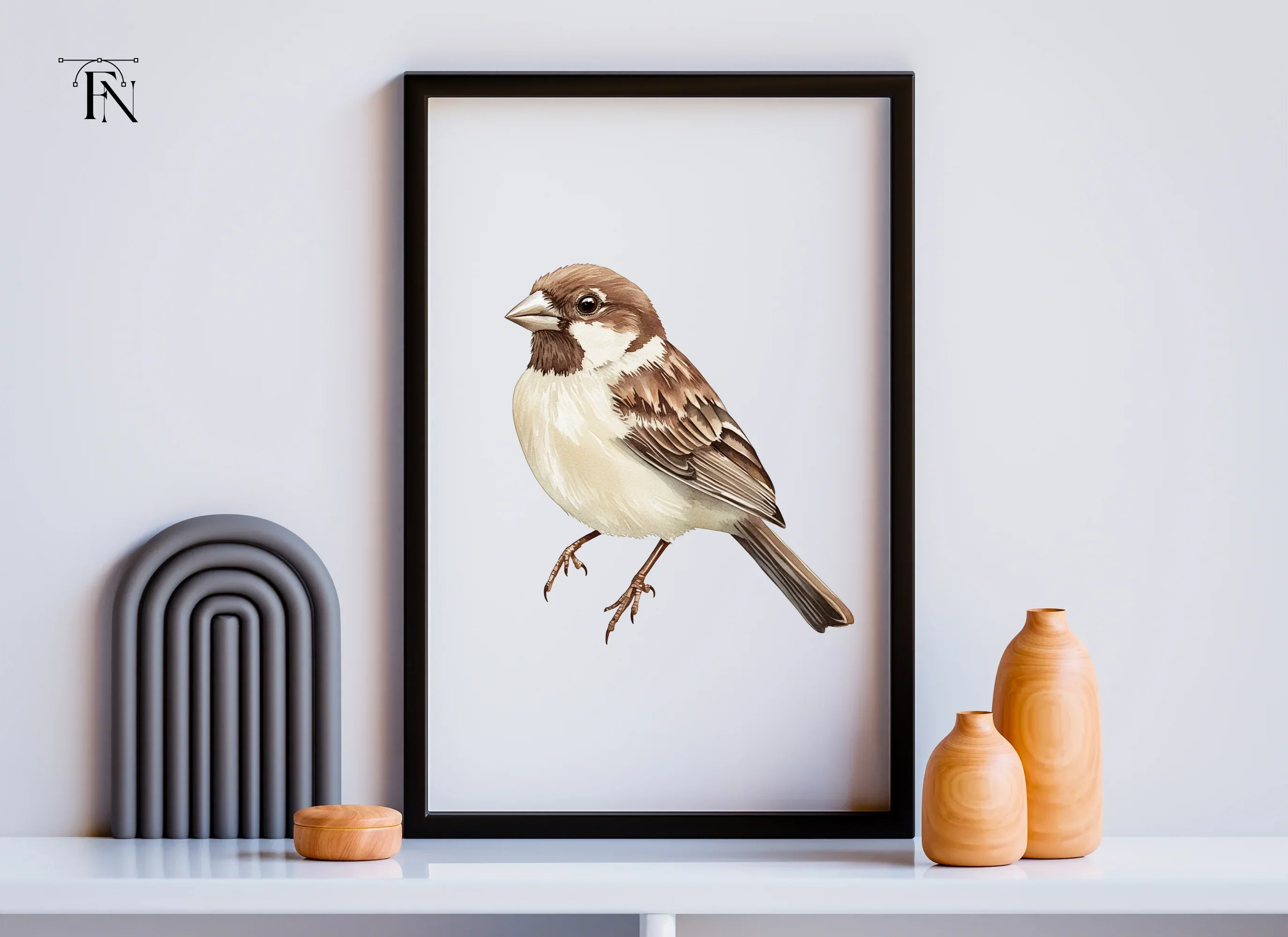 Sparrow Birds Clipart Bundle - Image 6