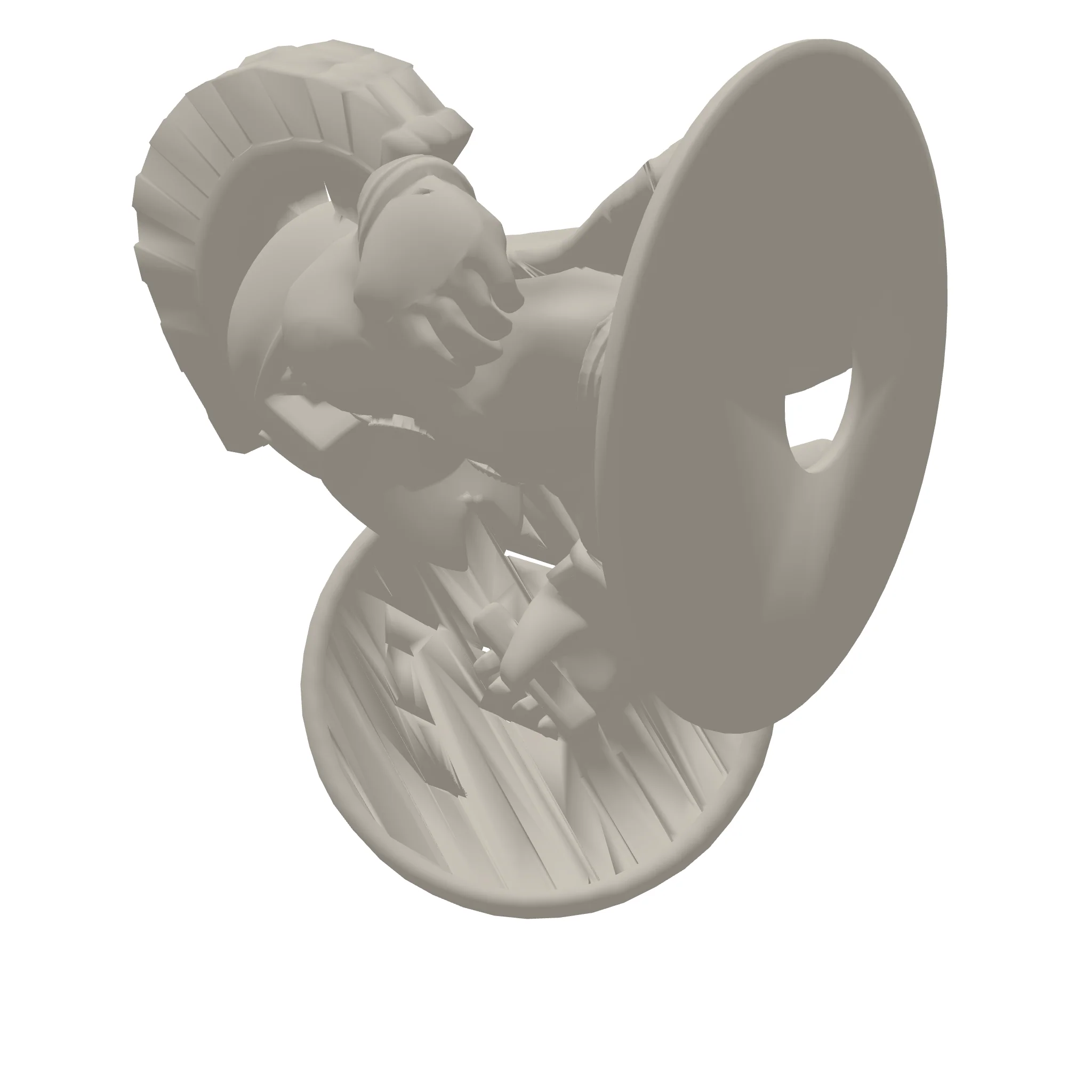 Spartan Base 3D Print STL File - Image 2