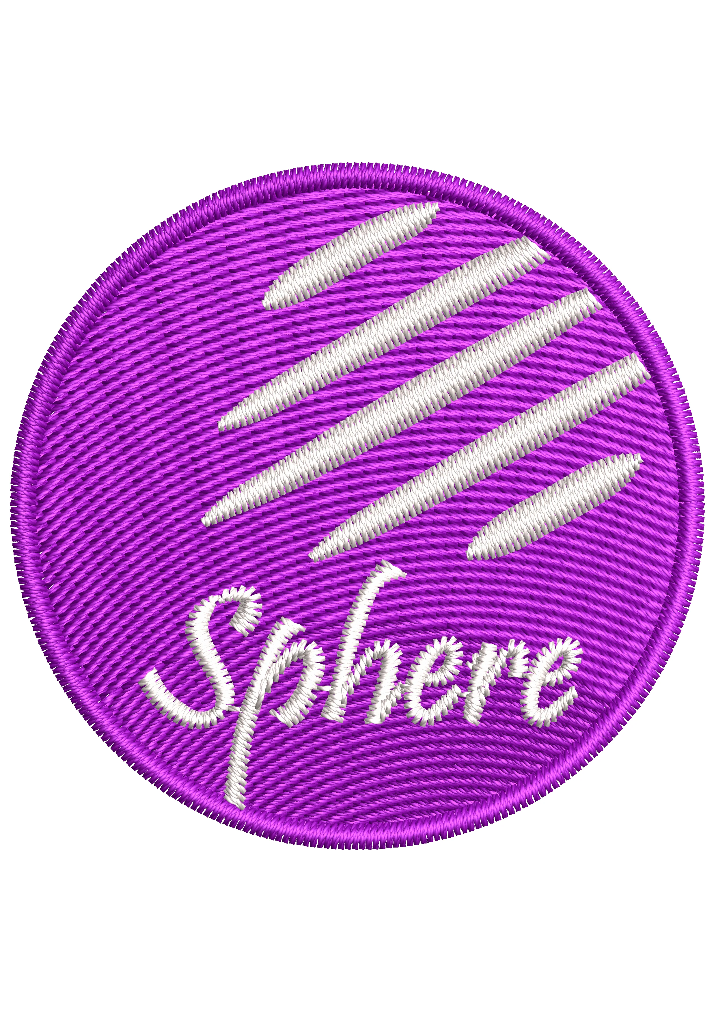 Sphere Embroidery Design