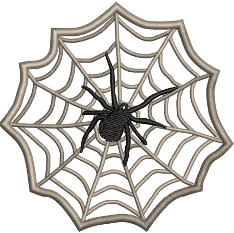 Spider Net Embroidery Design