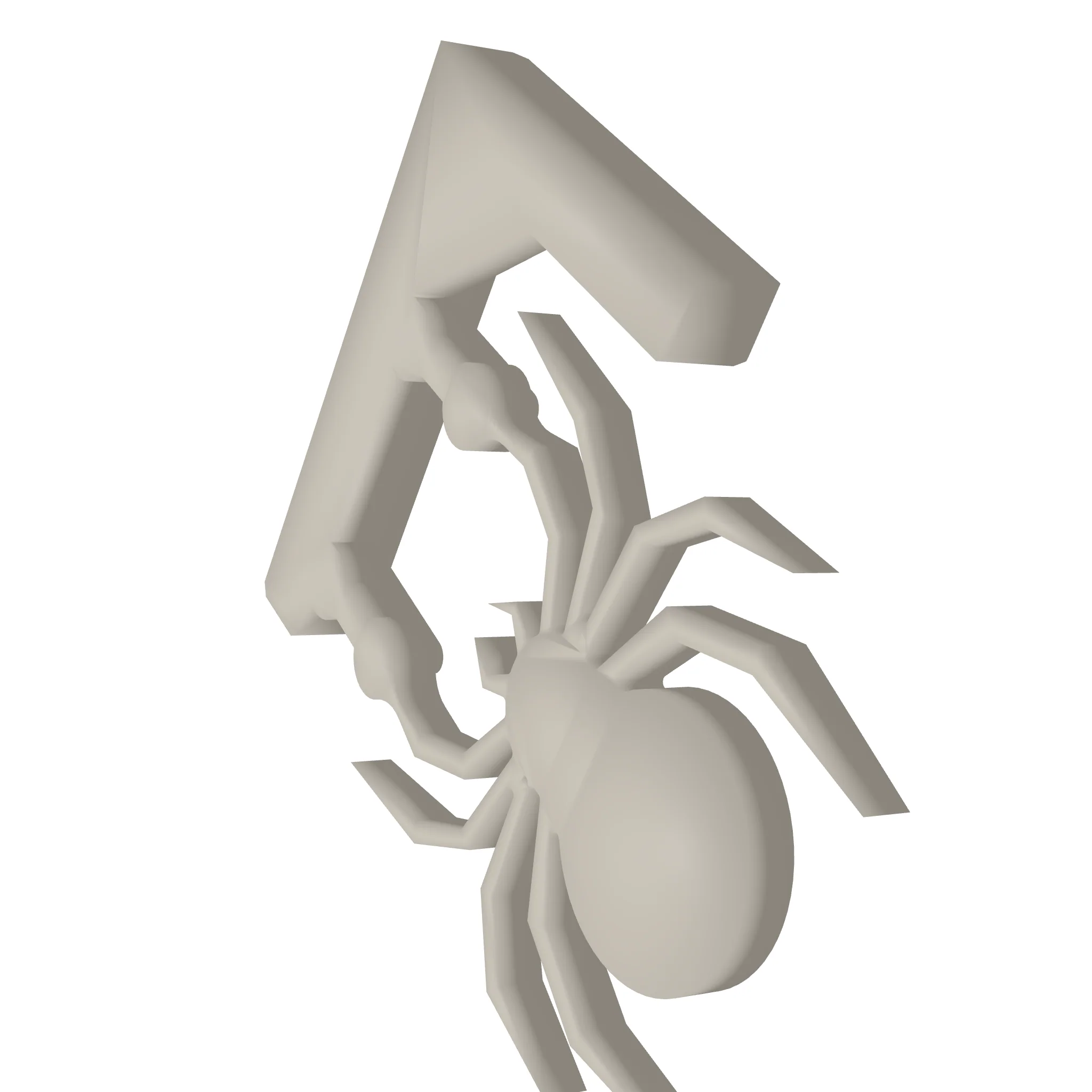 Spider Sign 3D Print STL File - Image 2