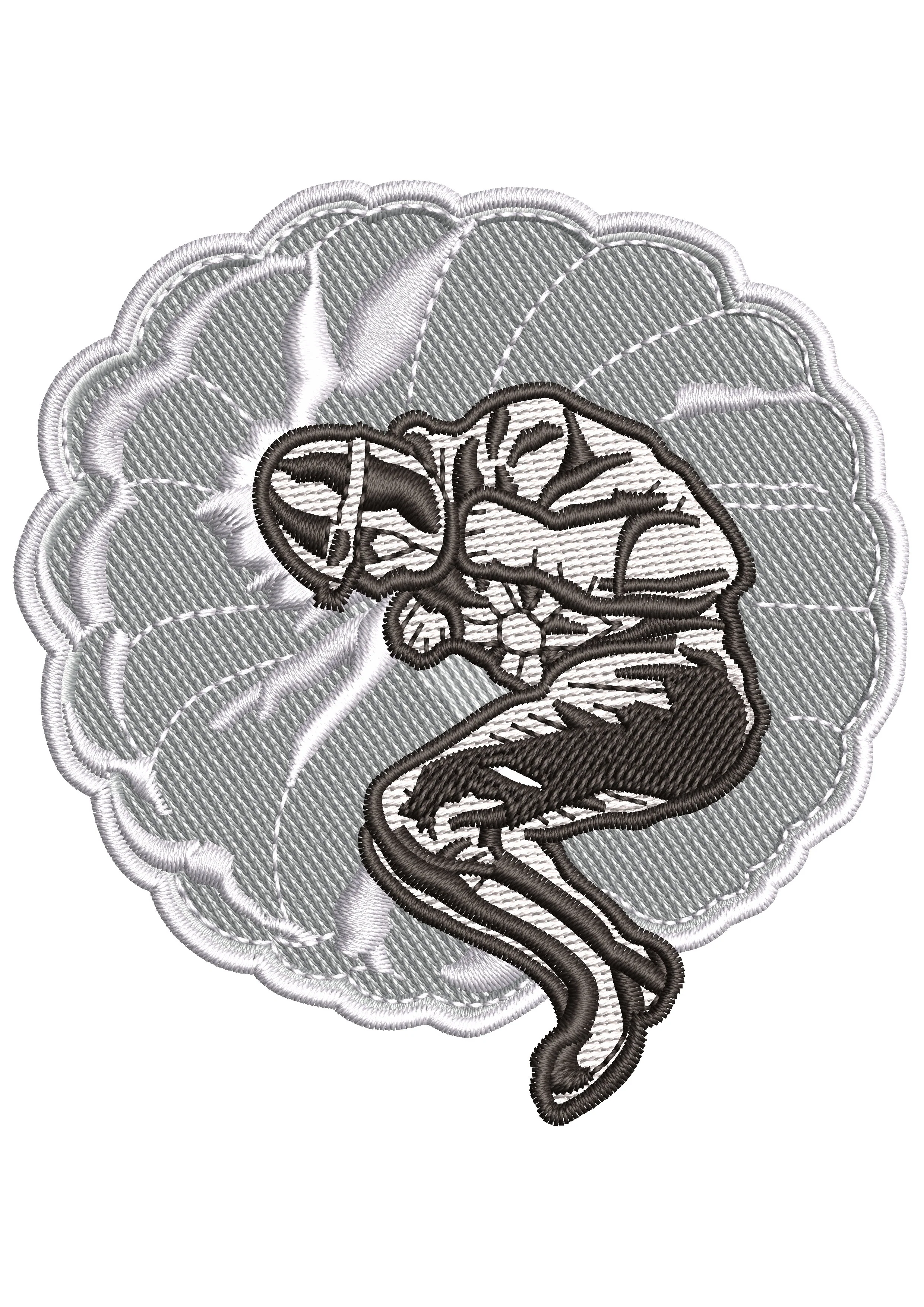Spirit Man Embroidery Design