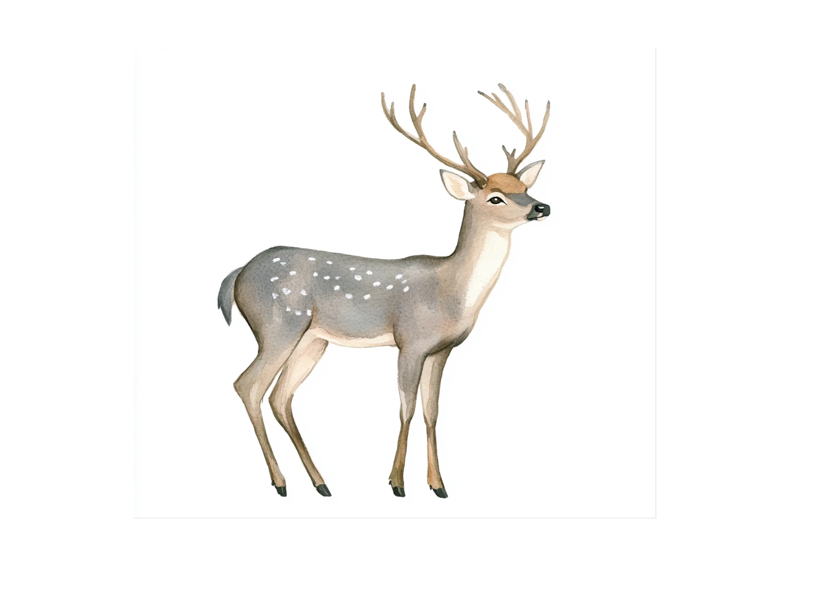 Spotted Deer Clipart Bundle - Image 2
