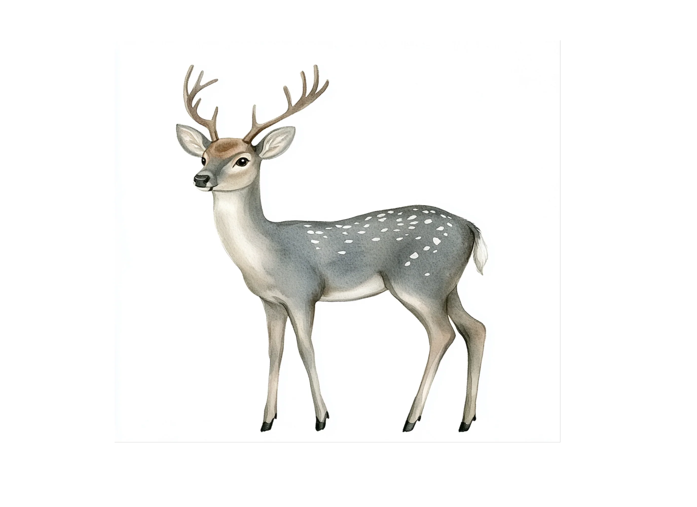 Spotted Deer Clipart Bundle - Image 3