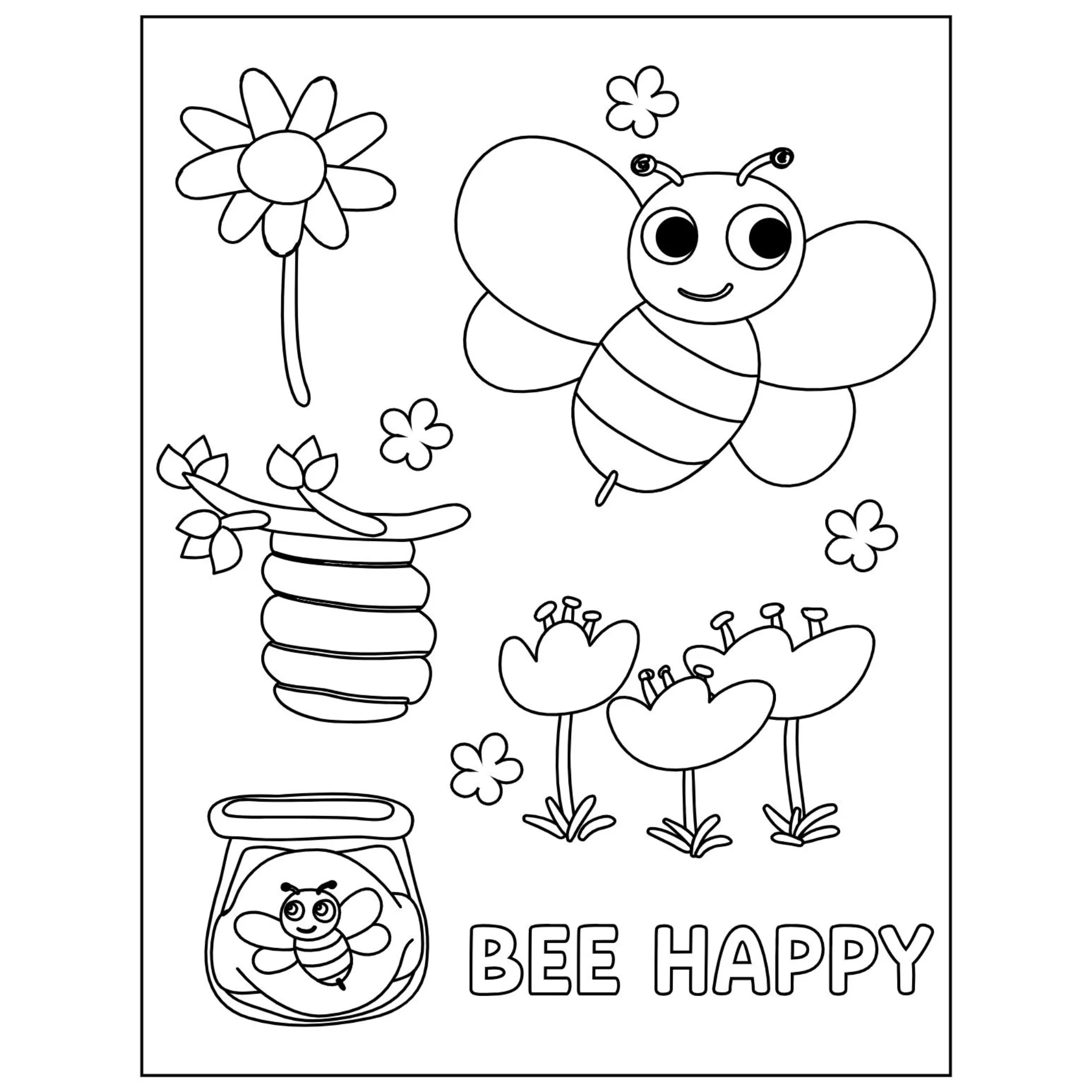 Spring Coloring Pages for Kids - Image 2