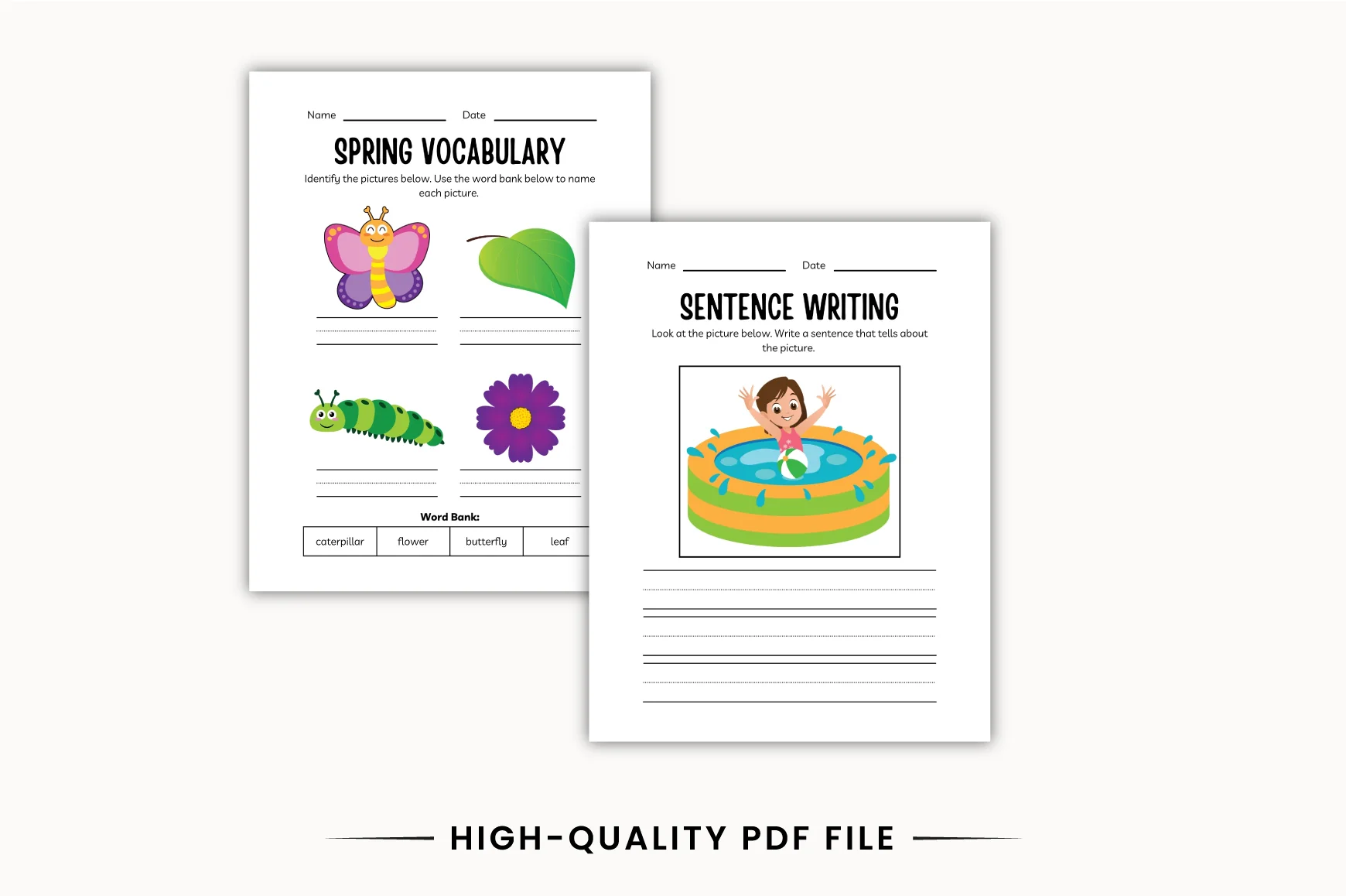 Spring Summer Fun Workbook for Kids - Image 3