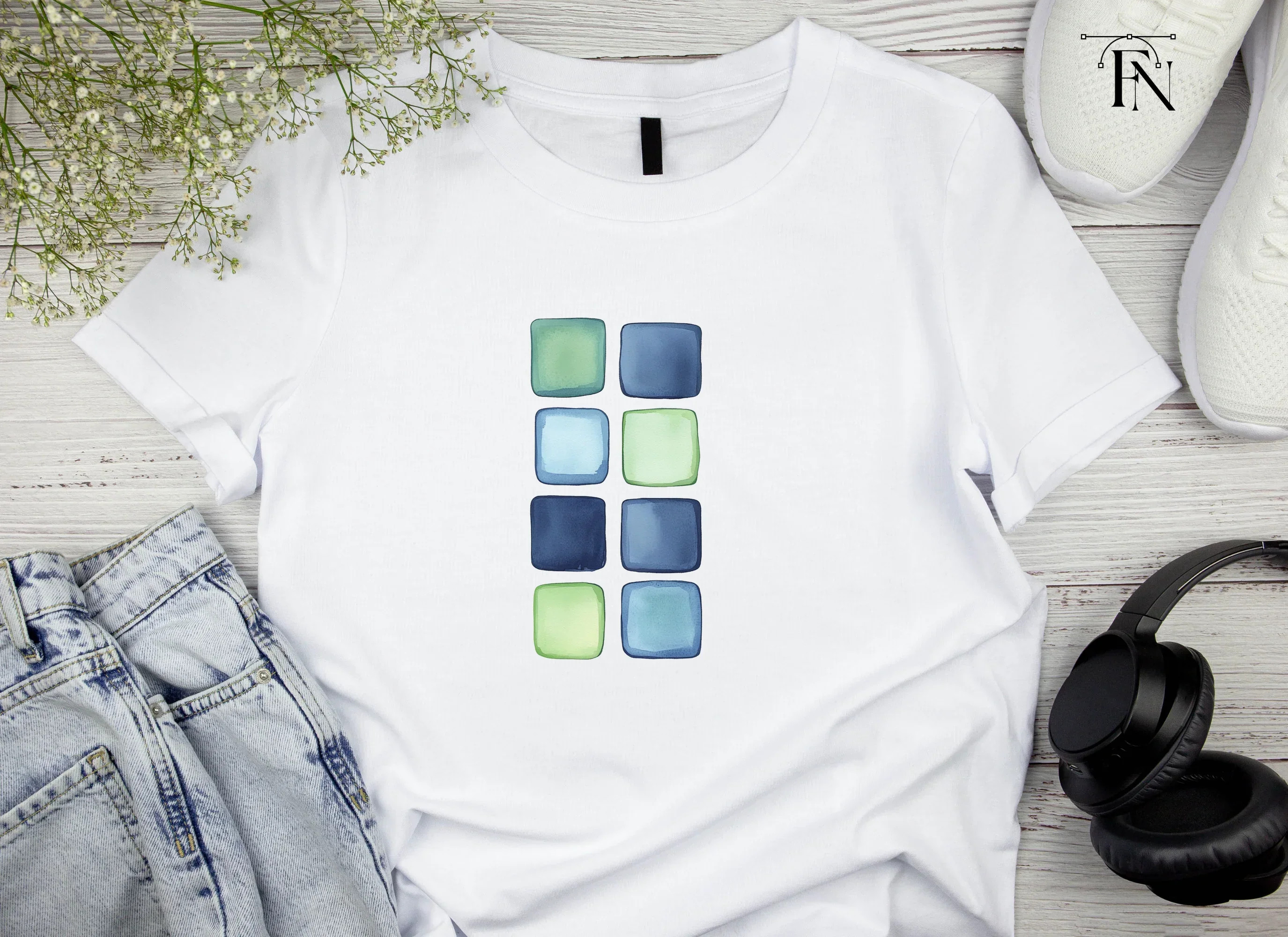 Square Swatches Clipart Bundle - Image 6
