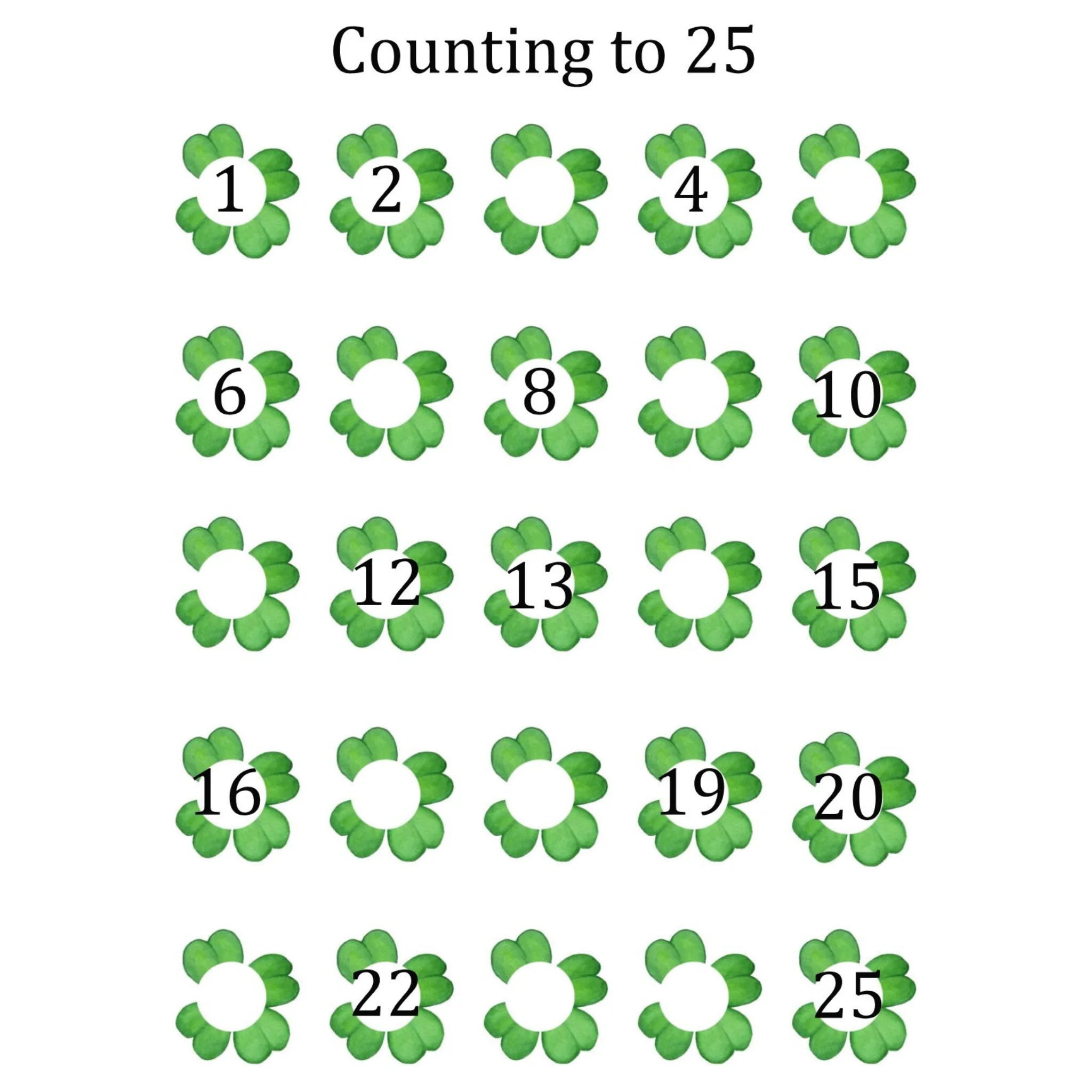 St. Patrick's Day Addition Subtraction Counting Worksheets - Image 3