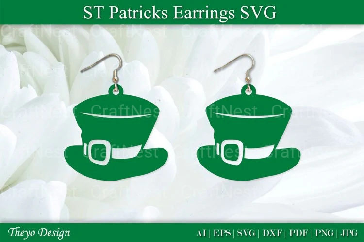 St Patrick's Day Earrings SVG Bundle