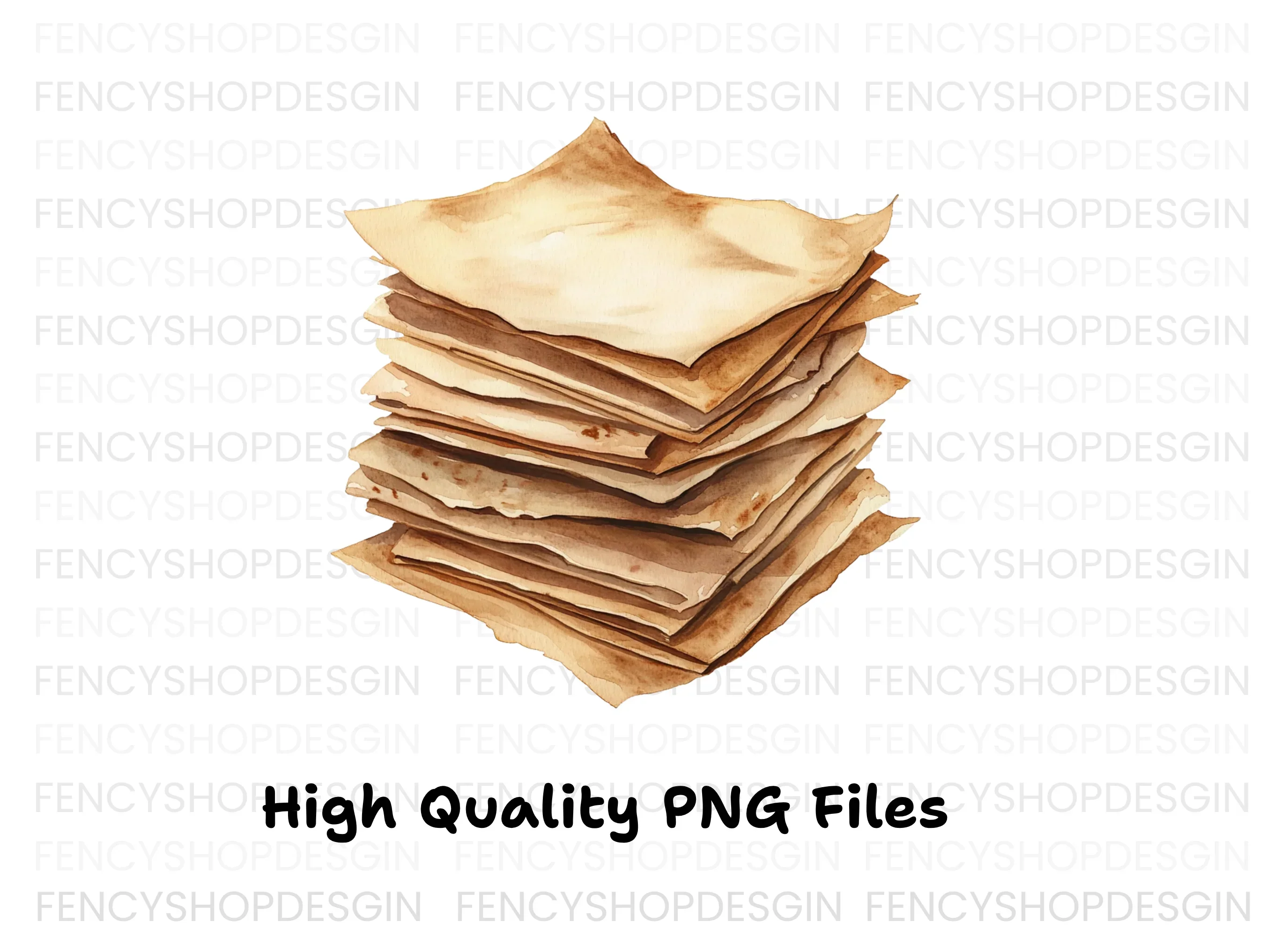 Stack of Crepe Clipart Bundle - Image 3