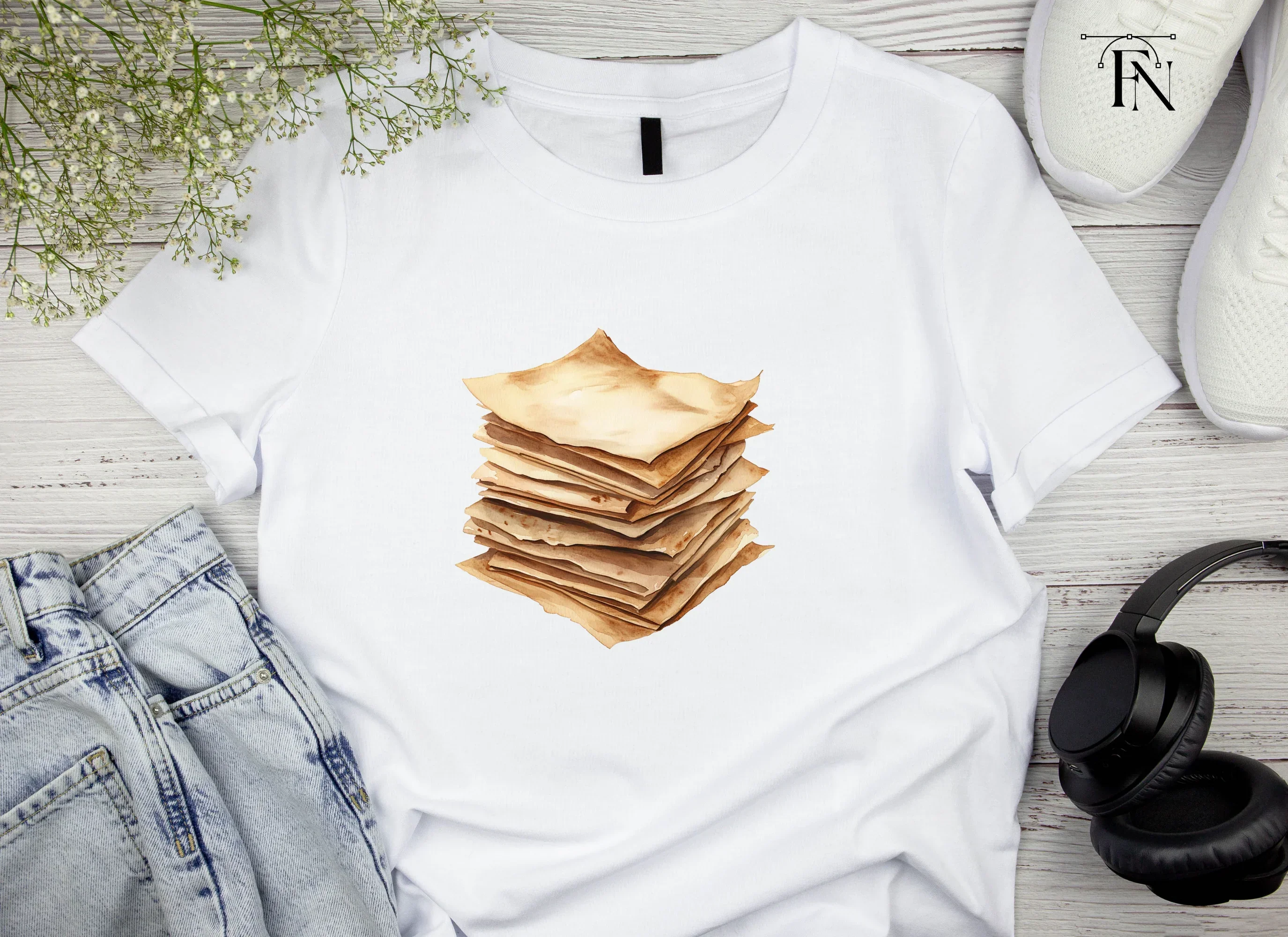 Stack of Crepe Clipart Bundle - Image 4