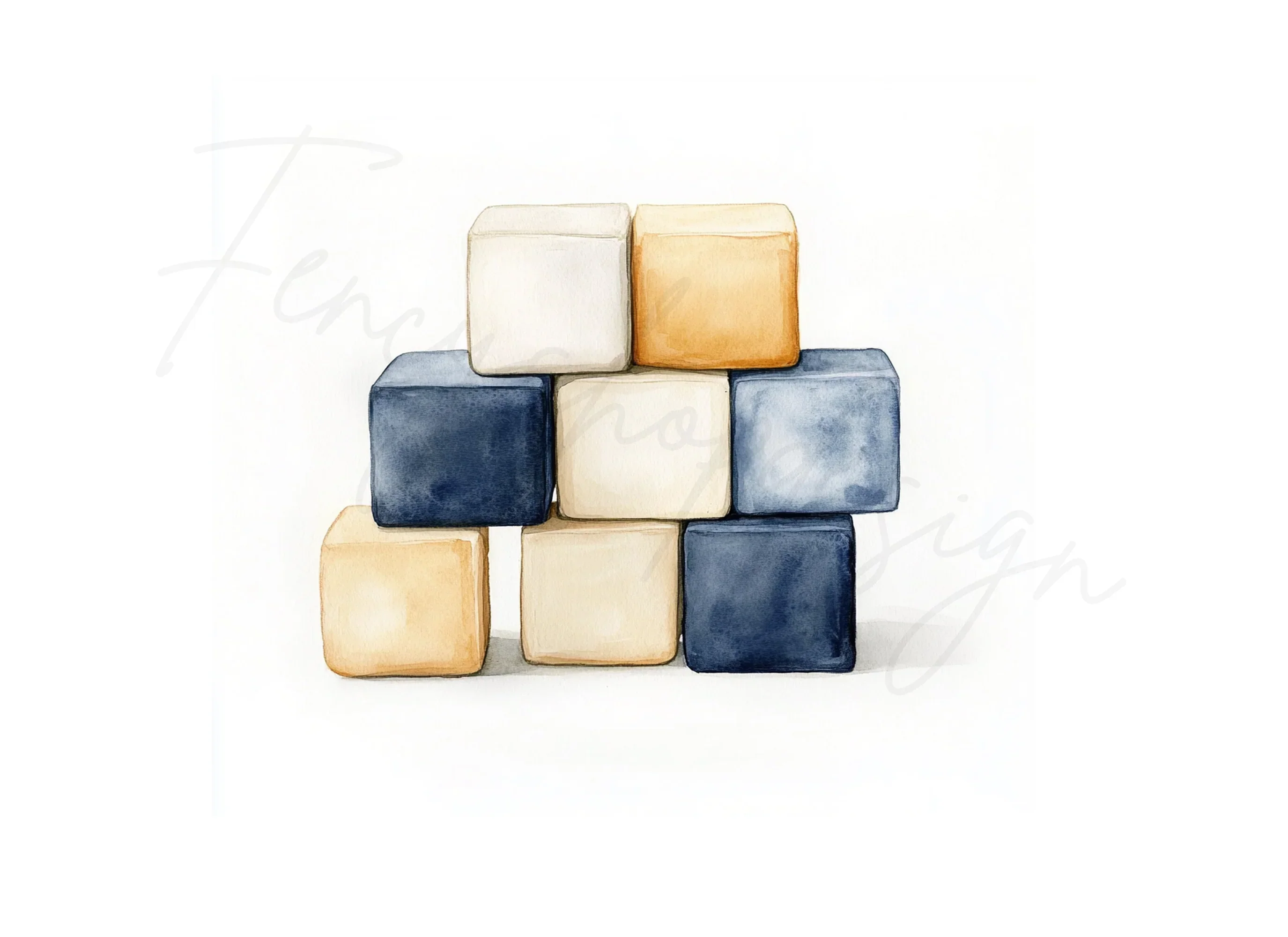Stacked Blocks Clipart Bundle - Image 3