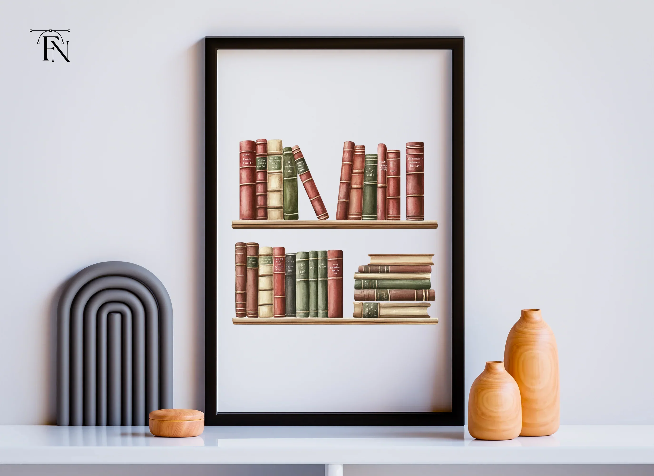 Stacked Books Clipart Bundle - Image 6