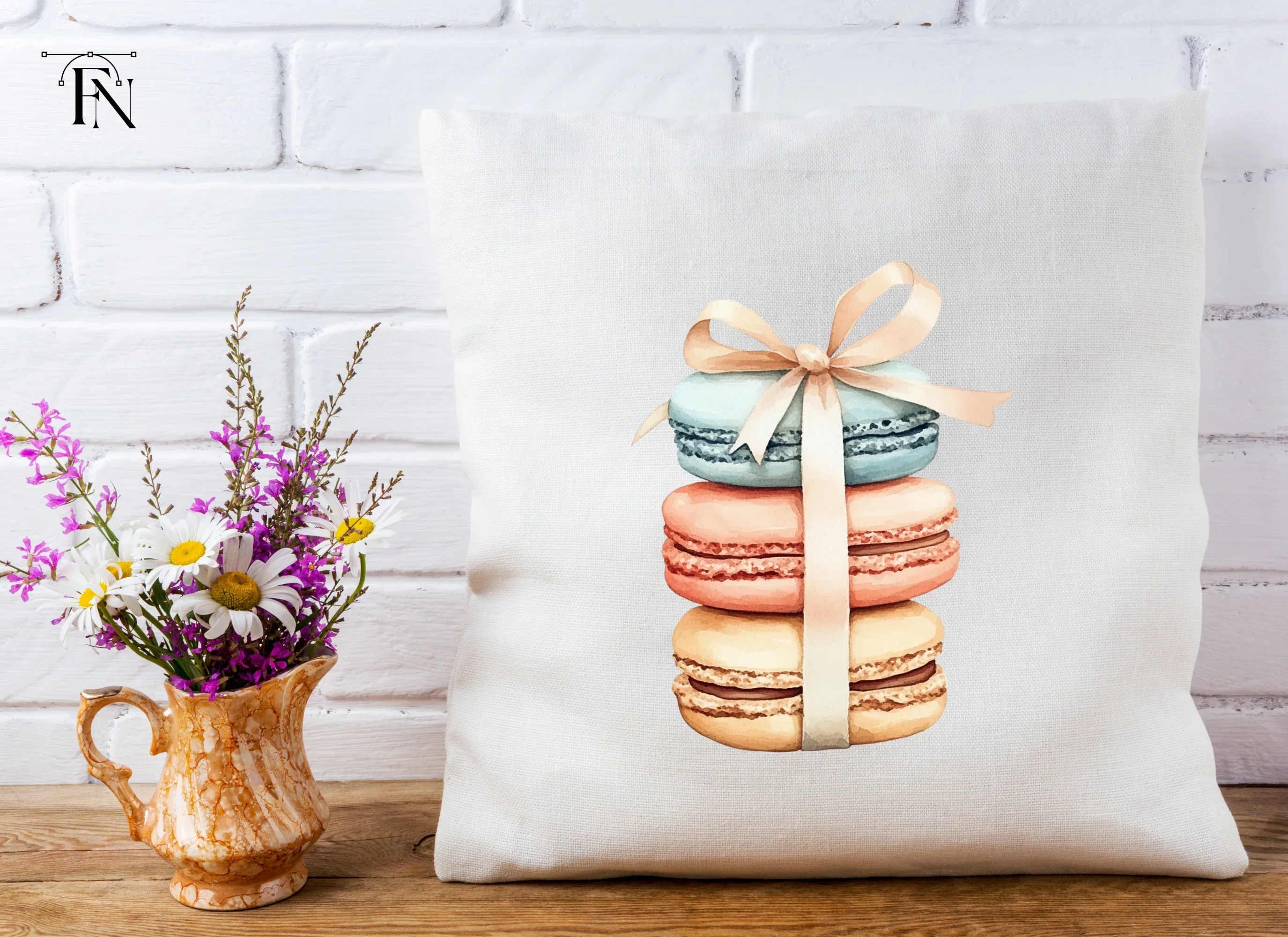 Stacked Macaron Gift Clipart Bundle - Image 4
