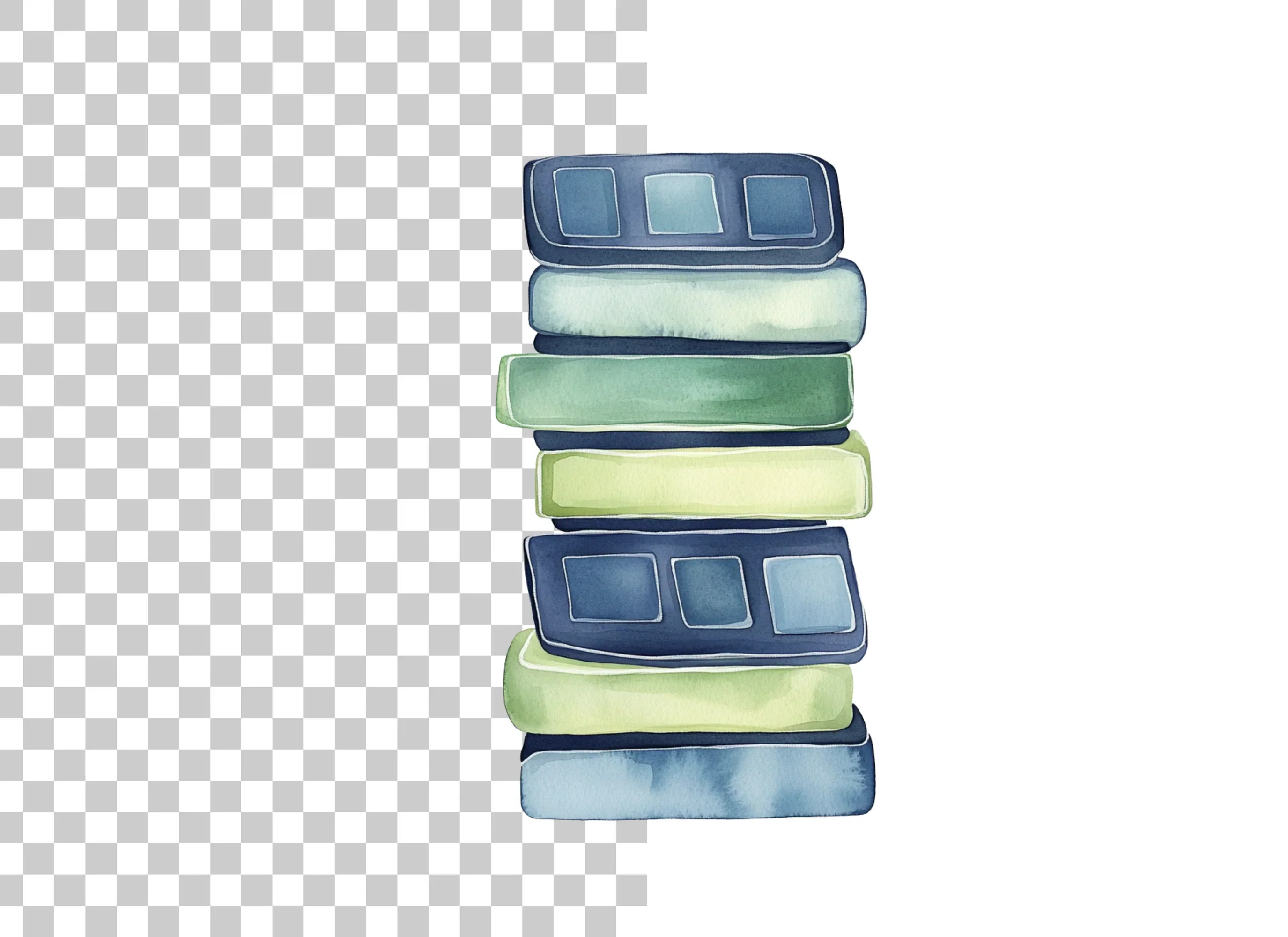 Stacked Pillows Clipart Bundle - Image 2