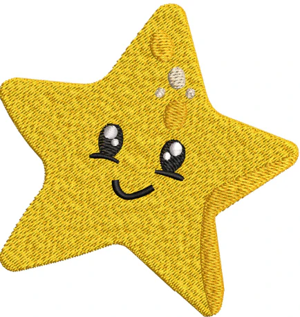Star Fish Embroidery Design