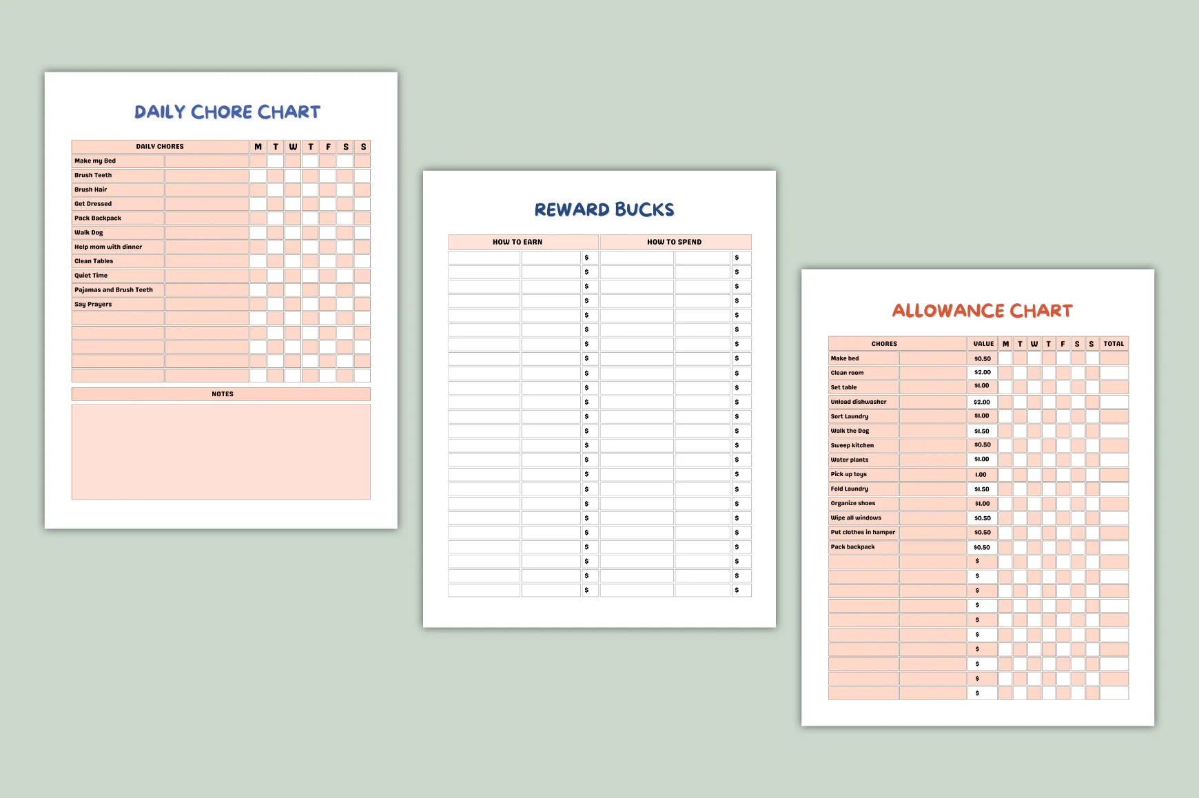 Star Kids Reward Task Board Planner - Image 3