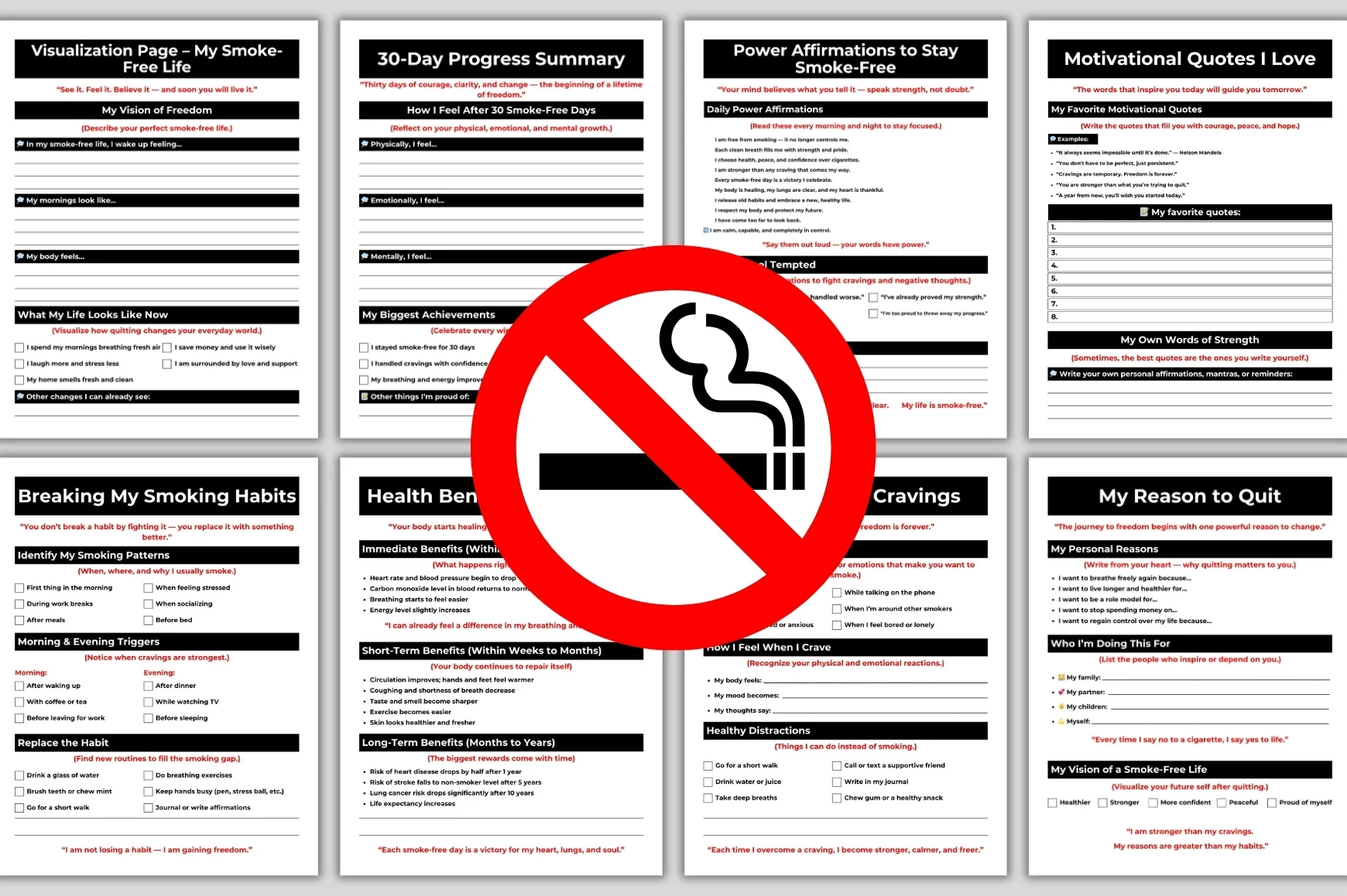 Stop Smoking Journal: Track Your Progress - Image 6